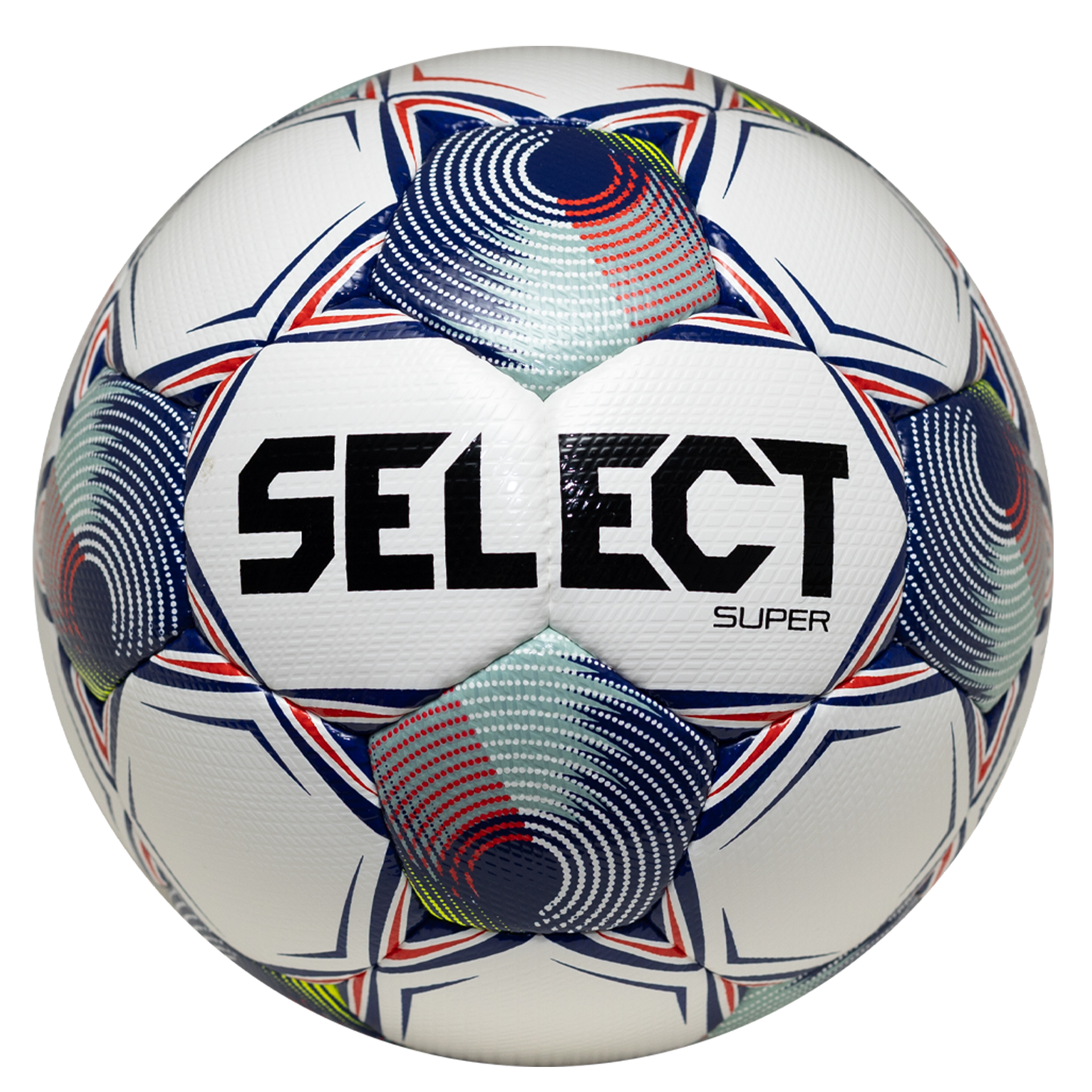 Colorful soccer ball with 'SELECT' branding on a white background used in the USL Youth finals