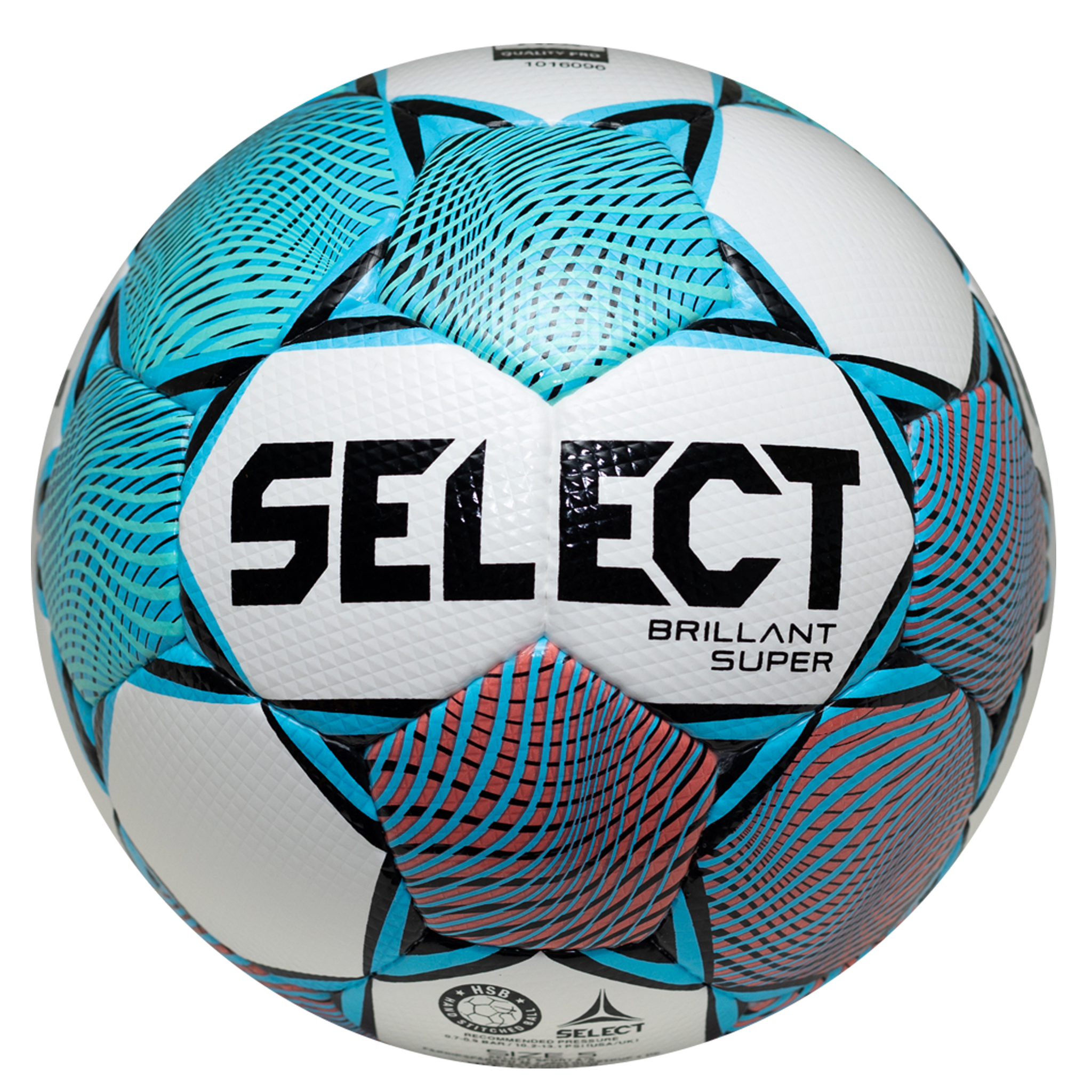 Official soccer ball for the USL featuring a blue and white design with 'Select' branding on a white background