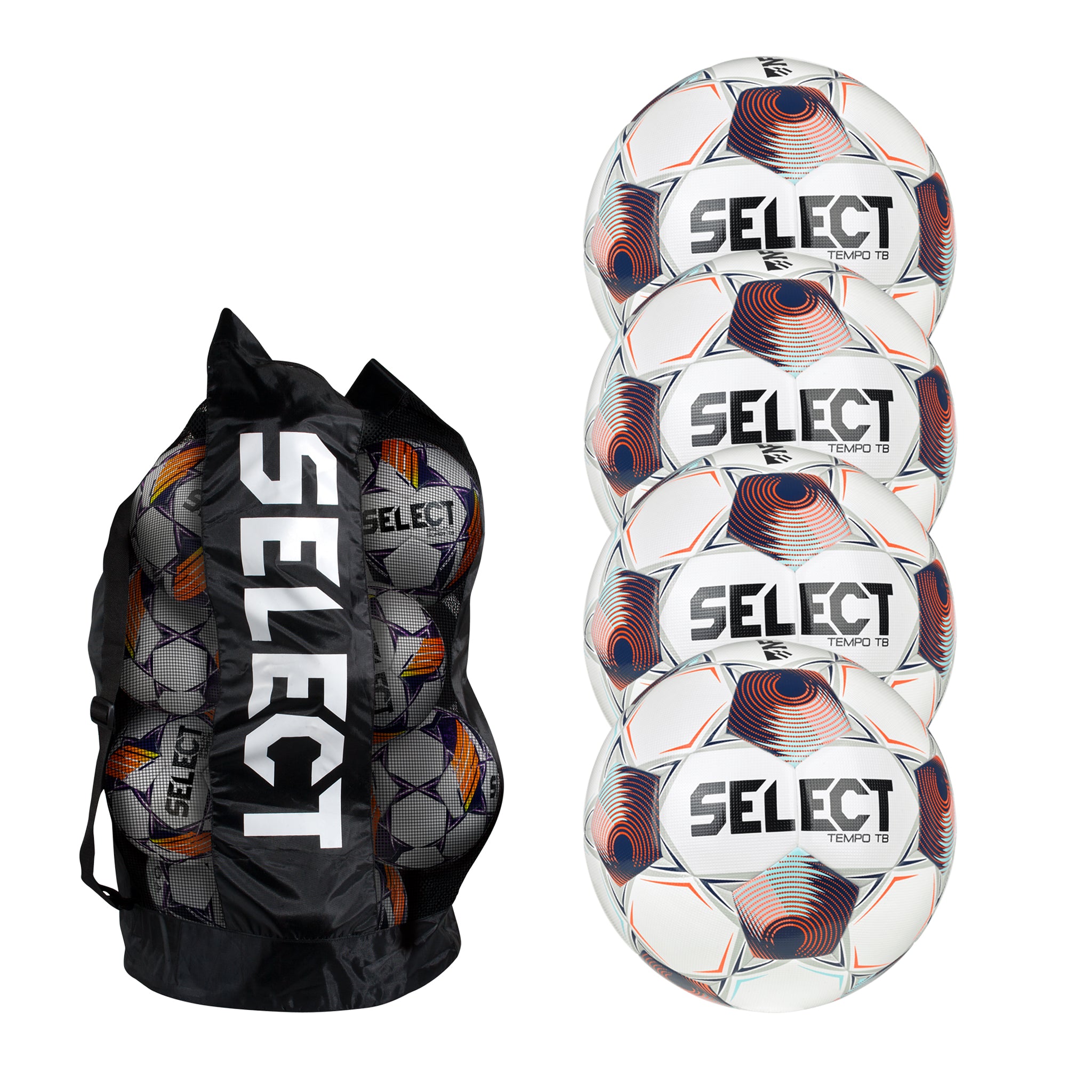 Tempo TB NFHS v25 Pack - 4 Balls + Duffle