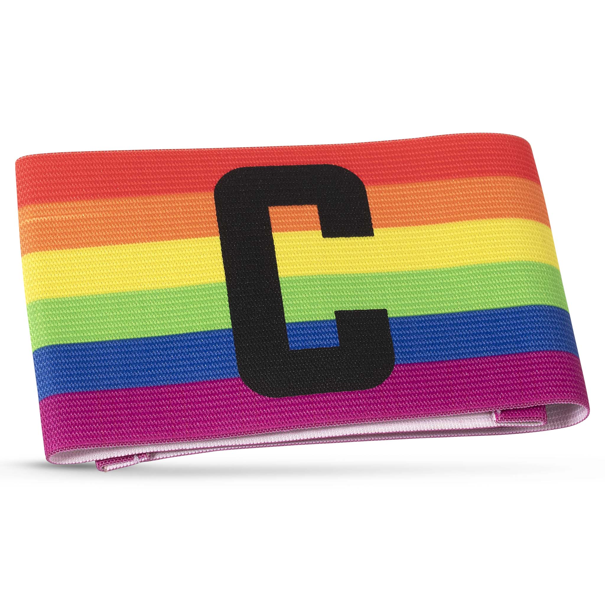 Multicolor captain arm band with large 'C' #color_multicolor