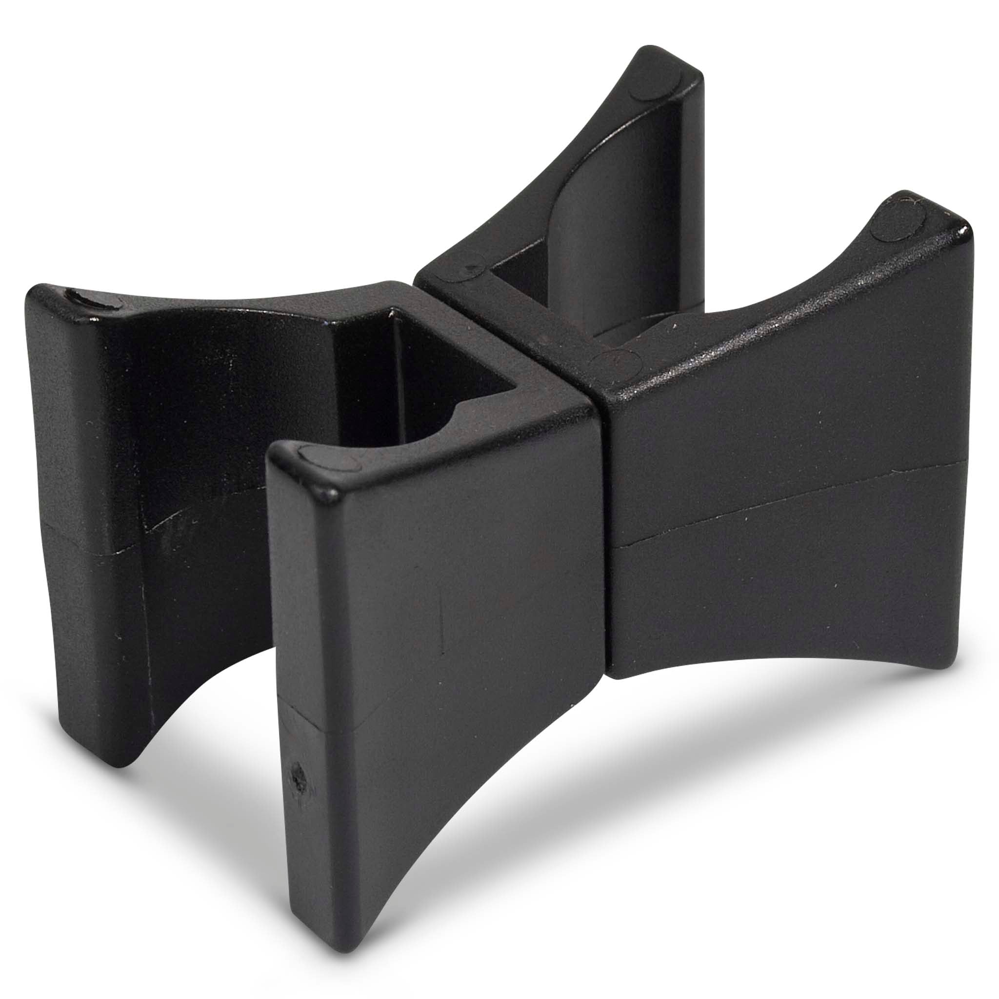 Black clip for connecting training poles #color_black