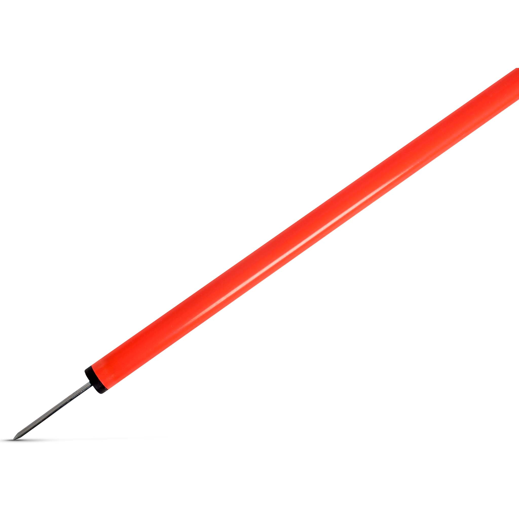Orange slalom pole