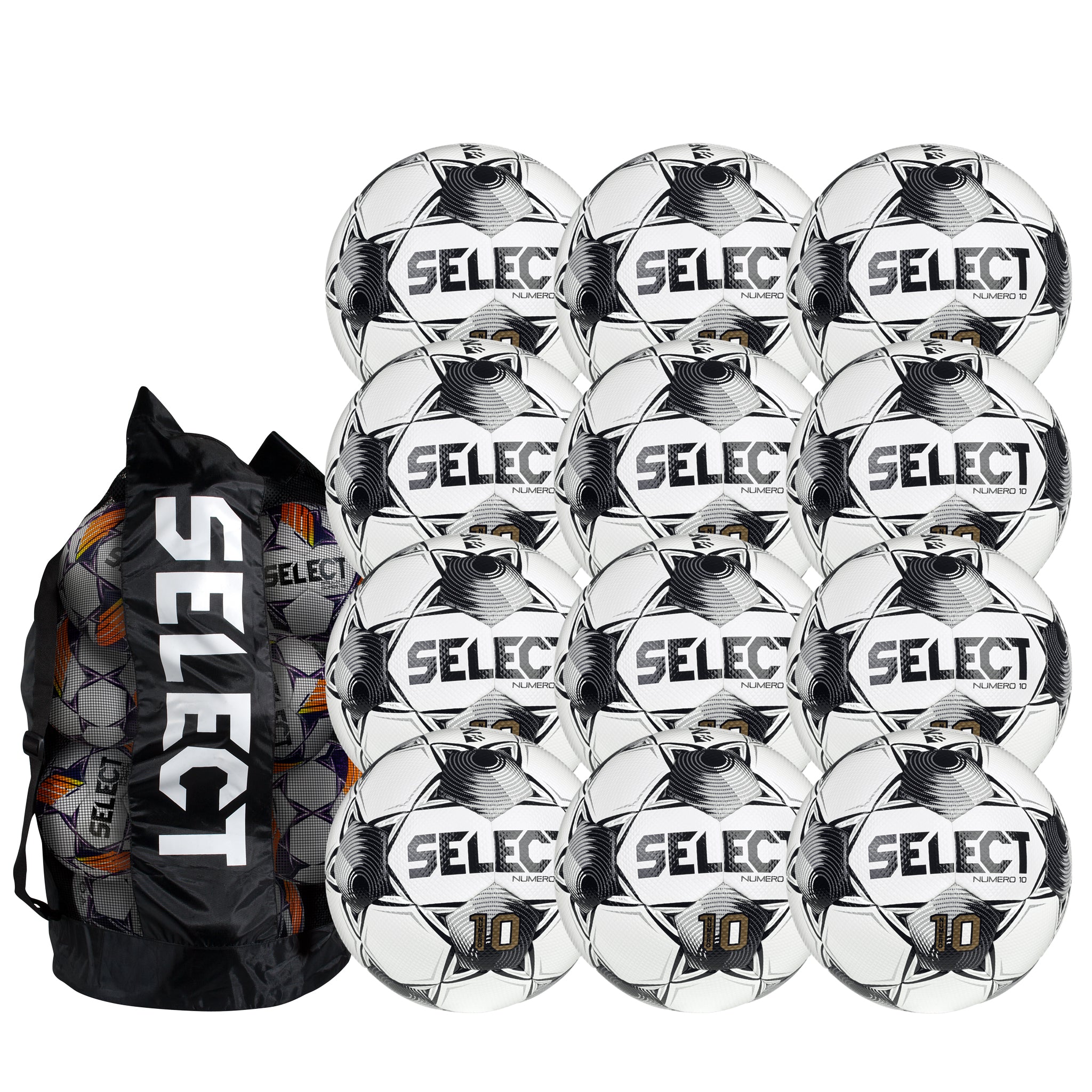 Numero 10 NFHS v25 Pack - 12 Balls + Duffle
