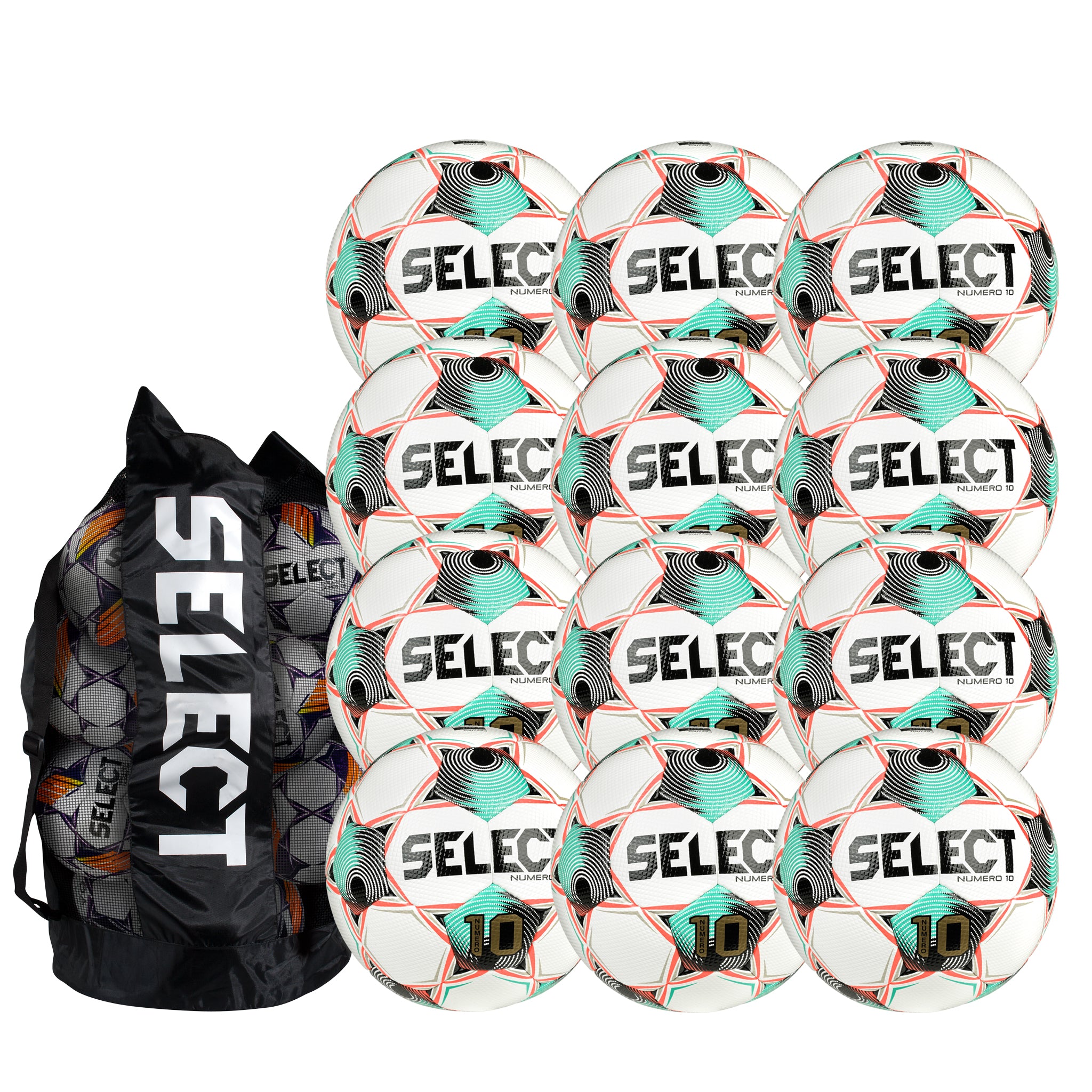Numero 10 v25 Pack - 12 Balls + Duffle