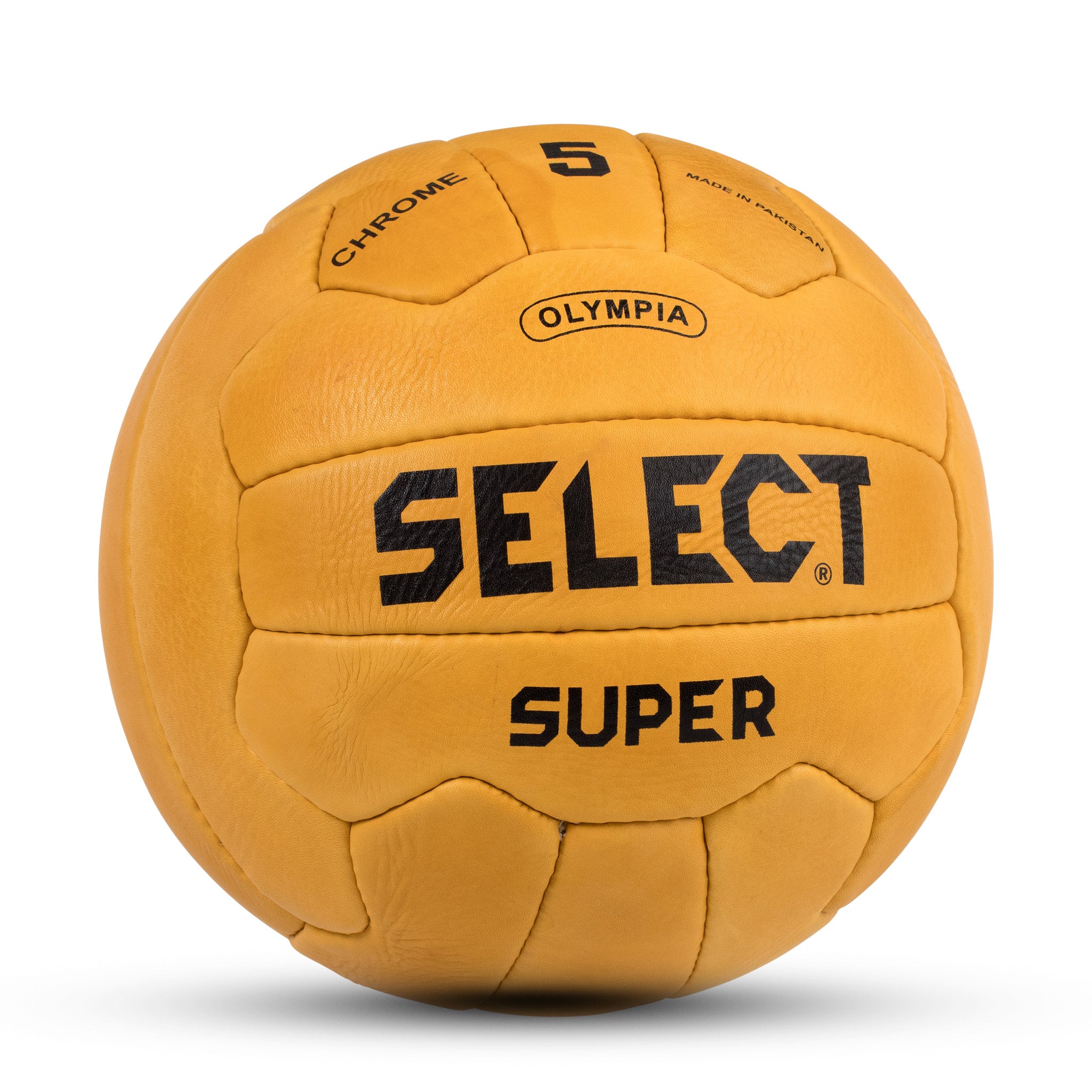 Real leather soccer ball #color_brown