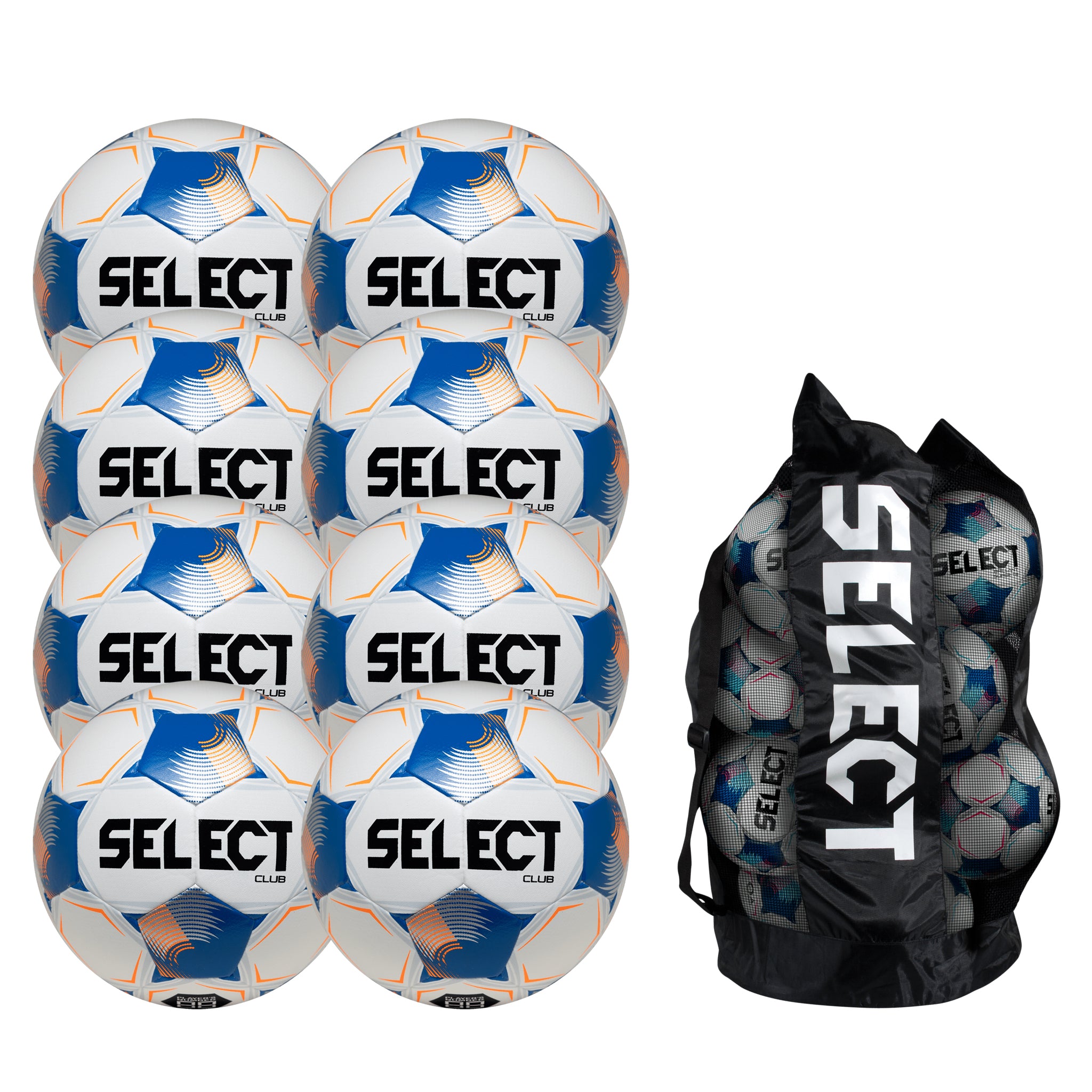 Club Pack - 8 Balls + 1 Duffle Bag