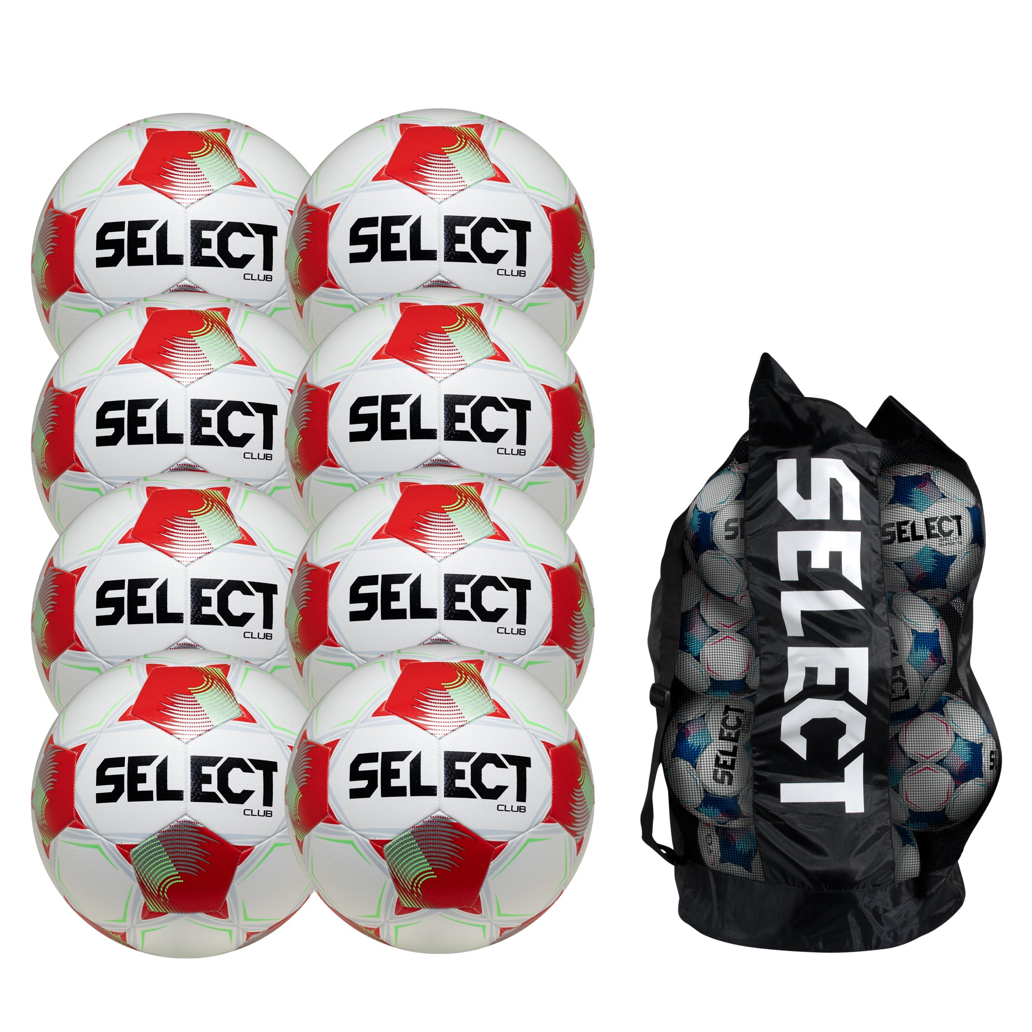 Club Pack - 8 Balls + 1 Duffle Bag
