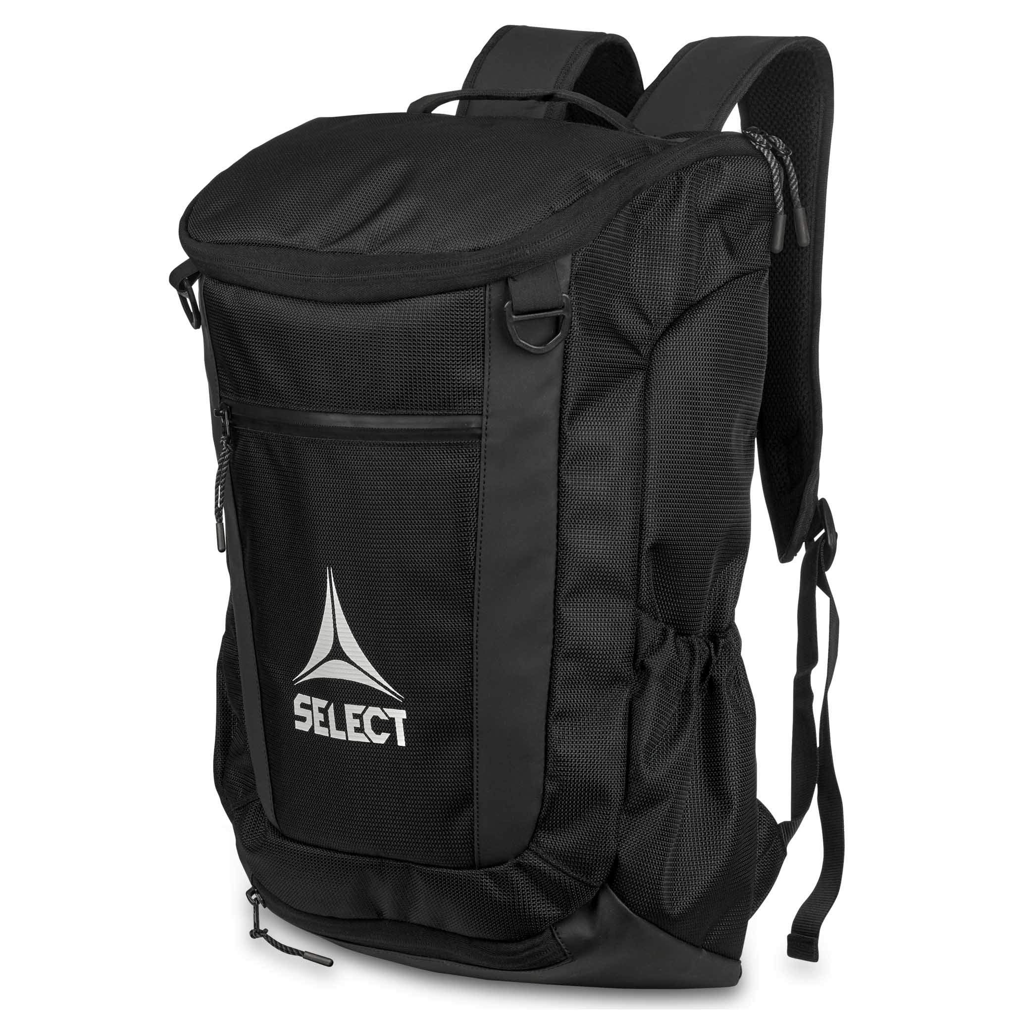 Backpack with ball net #color_black