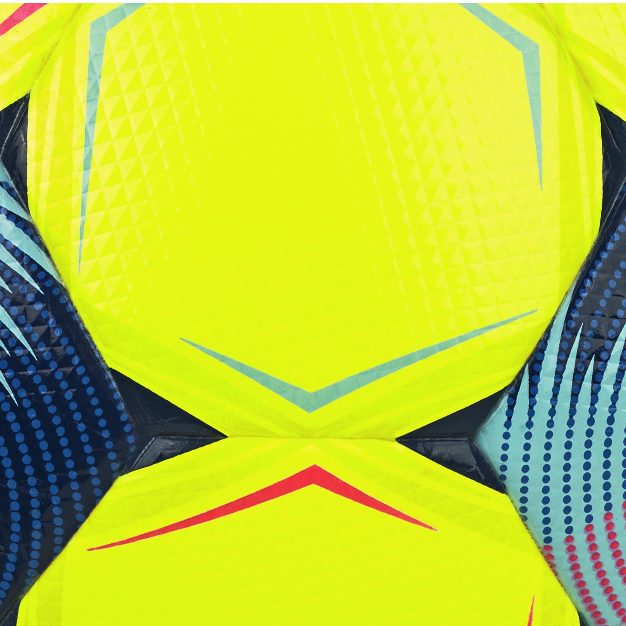Yellow soccer ball with navy, lightblue, and pink accents and 'Select' branding. FIFA Quailty Pro #color_ #color_yellow/blue #color_yellow/blue