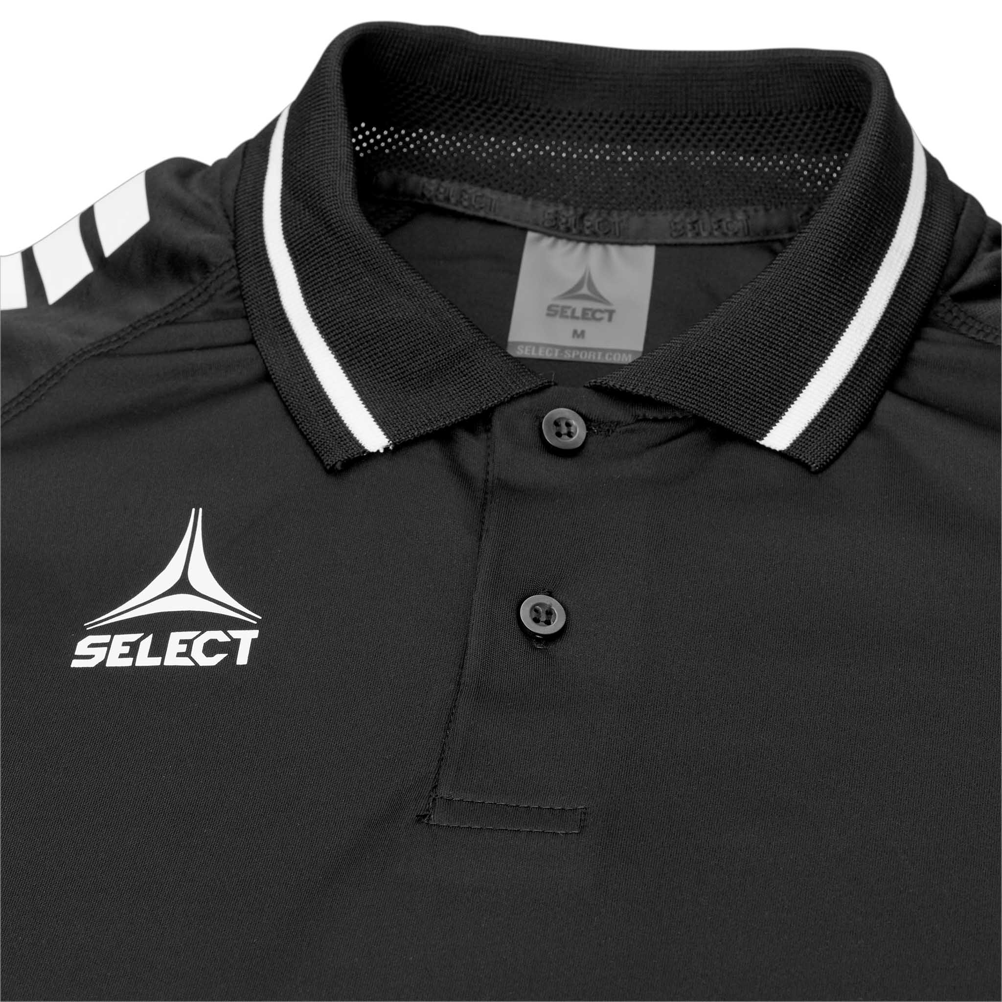 Monaco Technical Polo Black/white #color_ #color_black/white