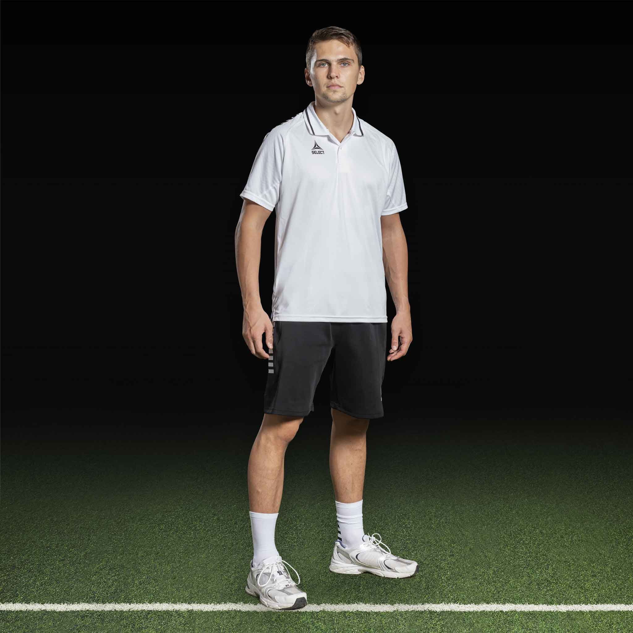 Monaco Technical Polo White/black #color_ #color_white/black #color_white/black