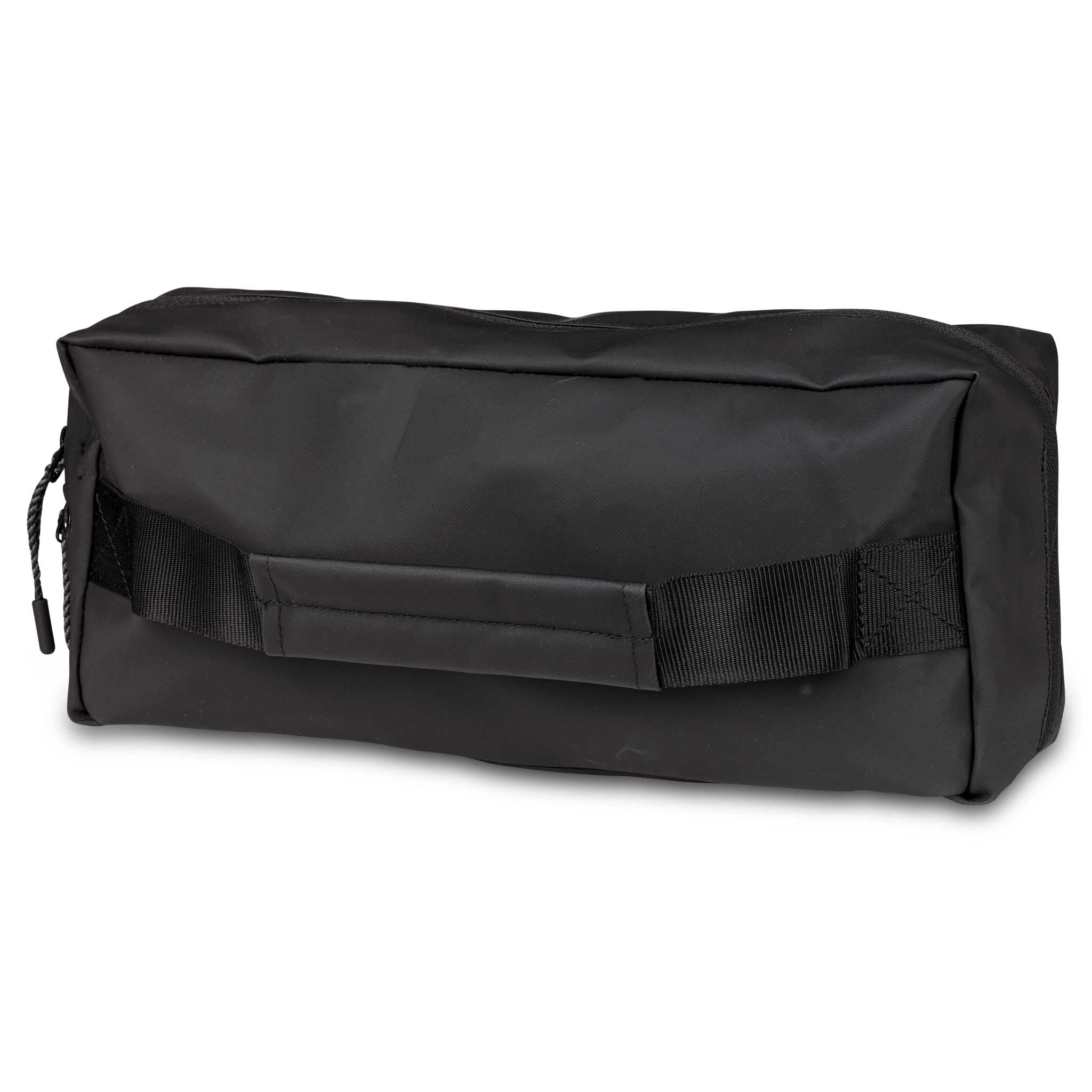 Small black bag designed to hold two pairs of goalkeeper gloves with 'Select' branding #color_black