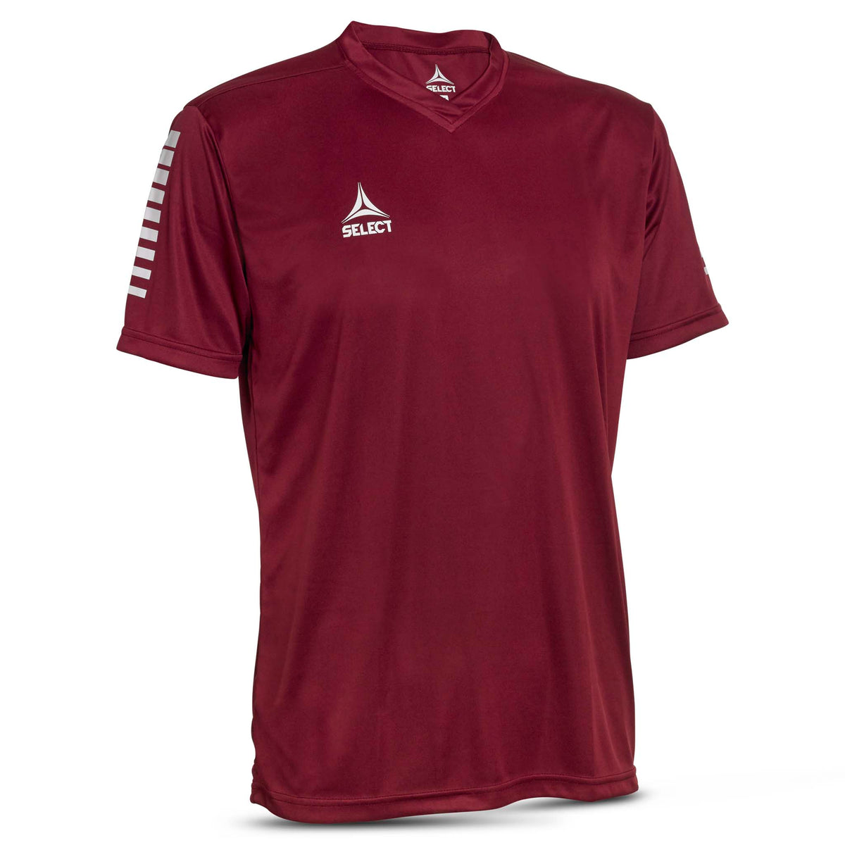 Pisa S/S Shirt Adult in burgundy - Soccer Match & Training wear, front