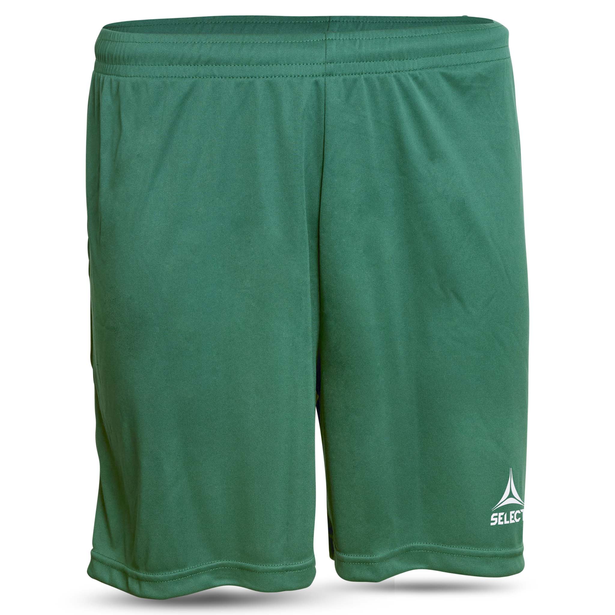 Green player soccer shorts with Select brand logo on a white background. Product name is Pisa Shorts #color_green