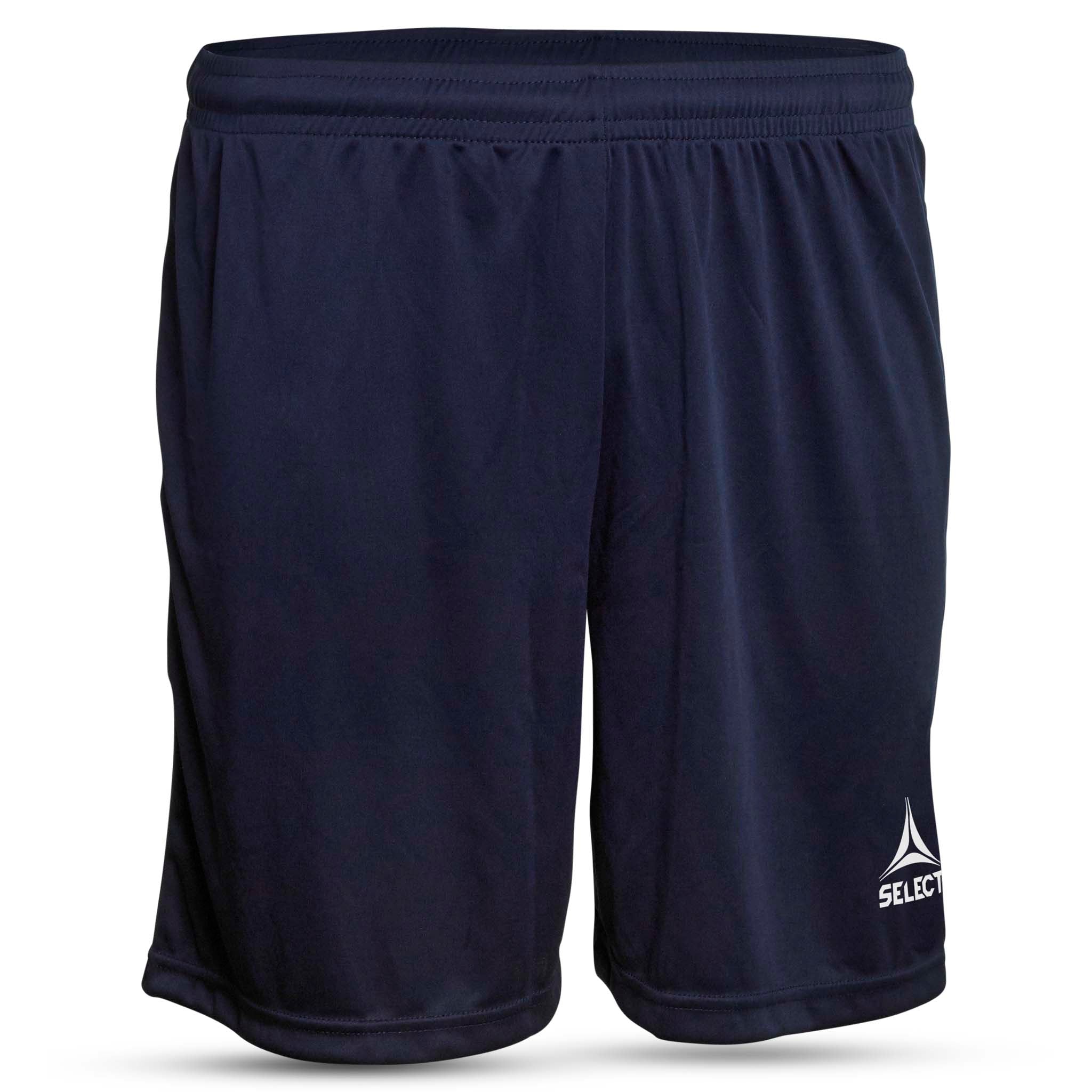 Navy player soccer shorts with Select brand logo on a white background. Product name is Pisa Shorts #color_navy