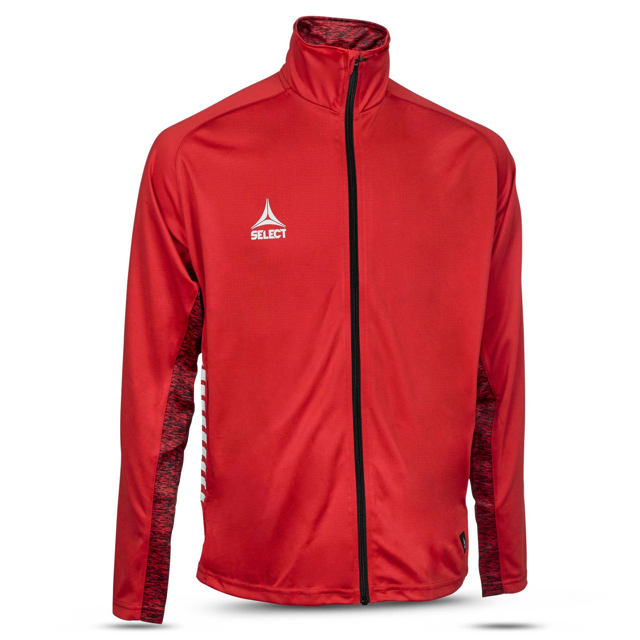 Red full zip training jacket #color_red