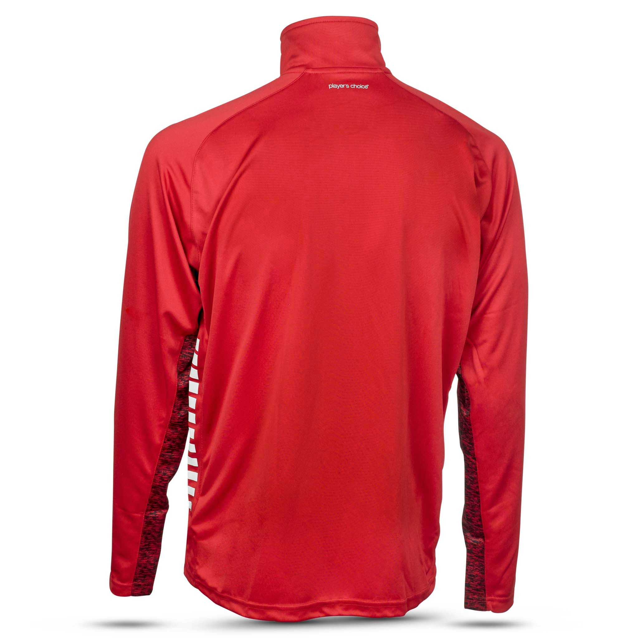 Red full zip training jacket #color_ #color_red #color_red