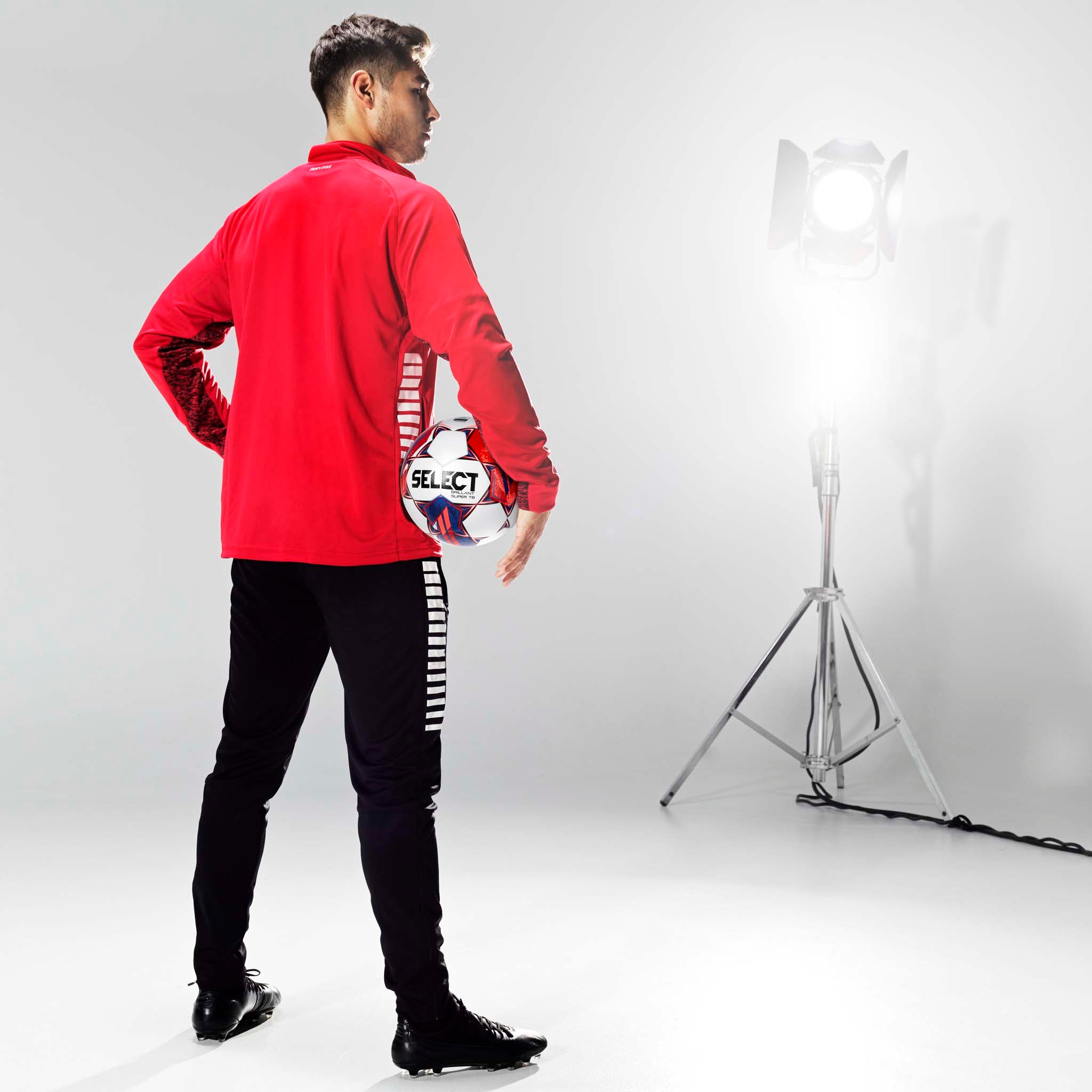 Red training jacket #color_ #color_red #color_red