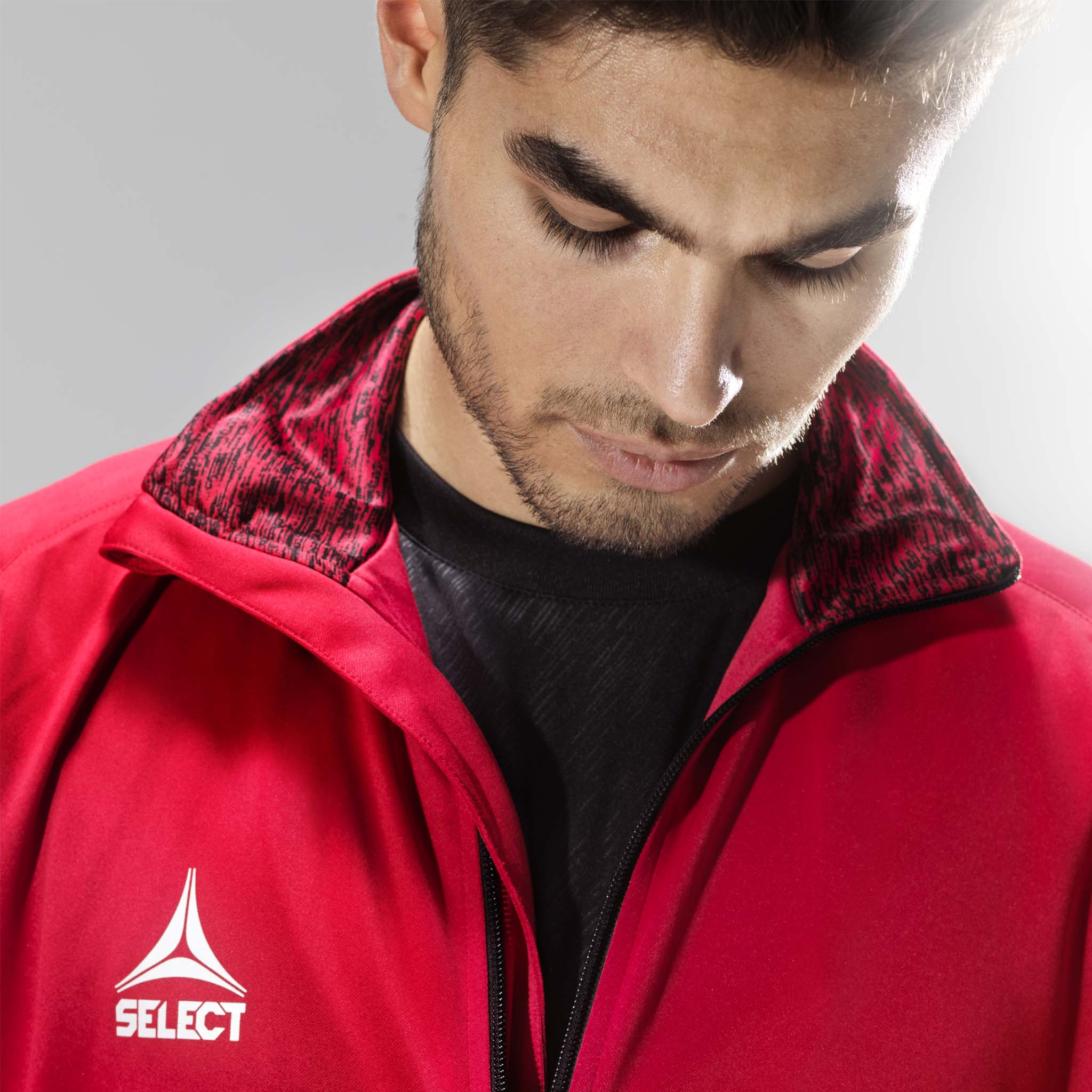 Red training jacket #color_ #color_red #color_red