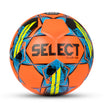 Orange training soccer ball #color_orange/blue