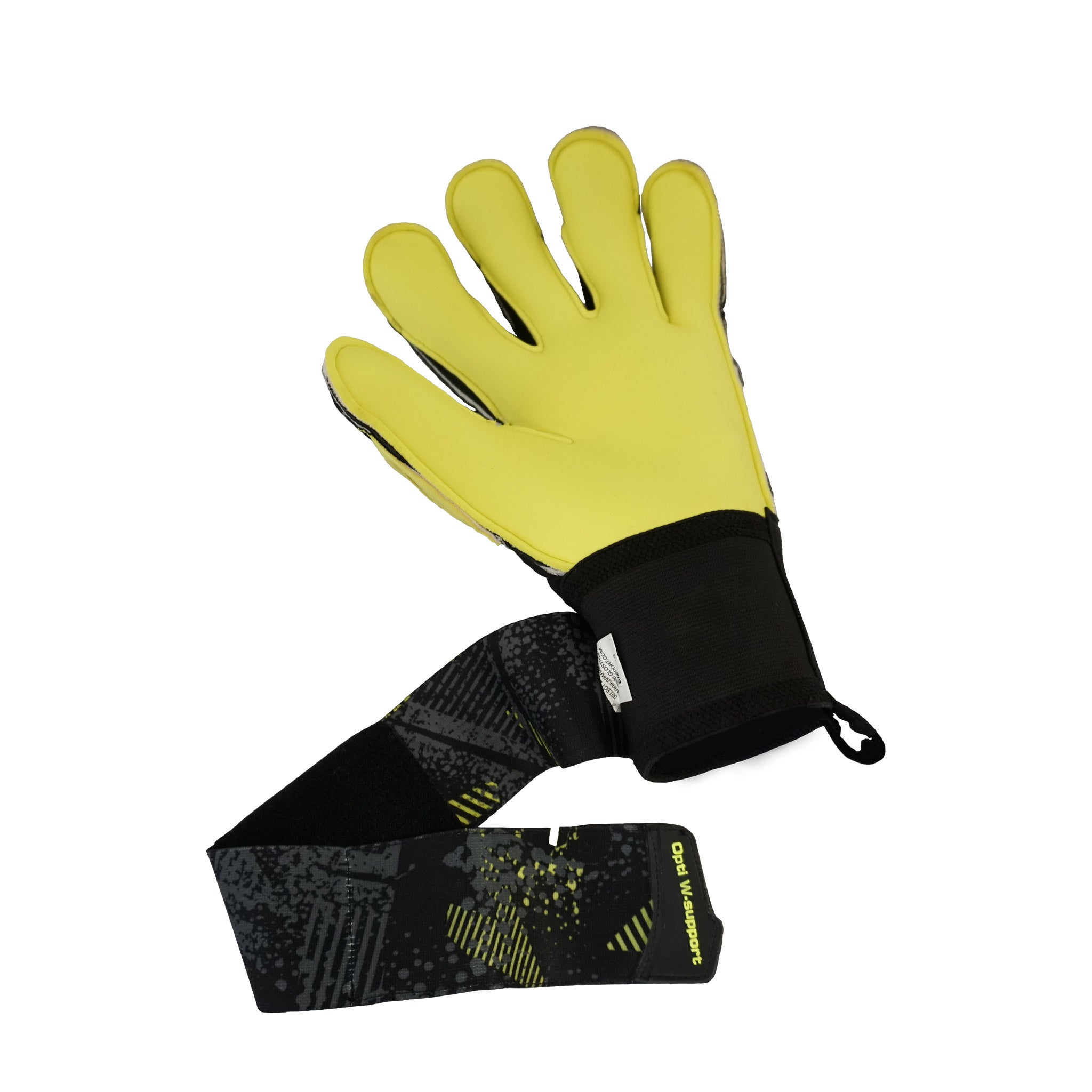 Black and yellow goalkeeper glove #color_black/yellow