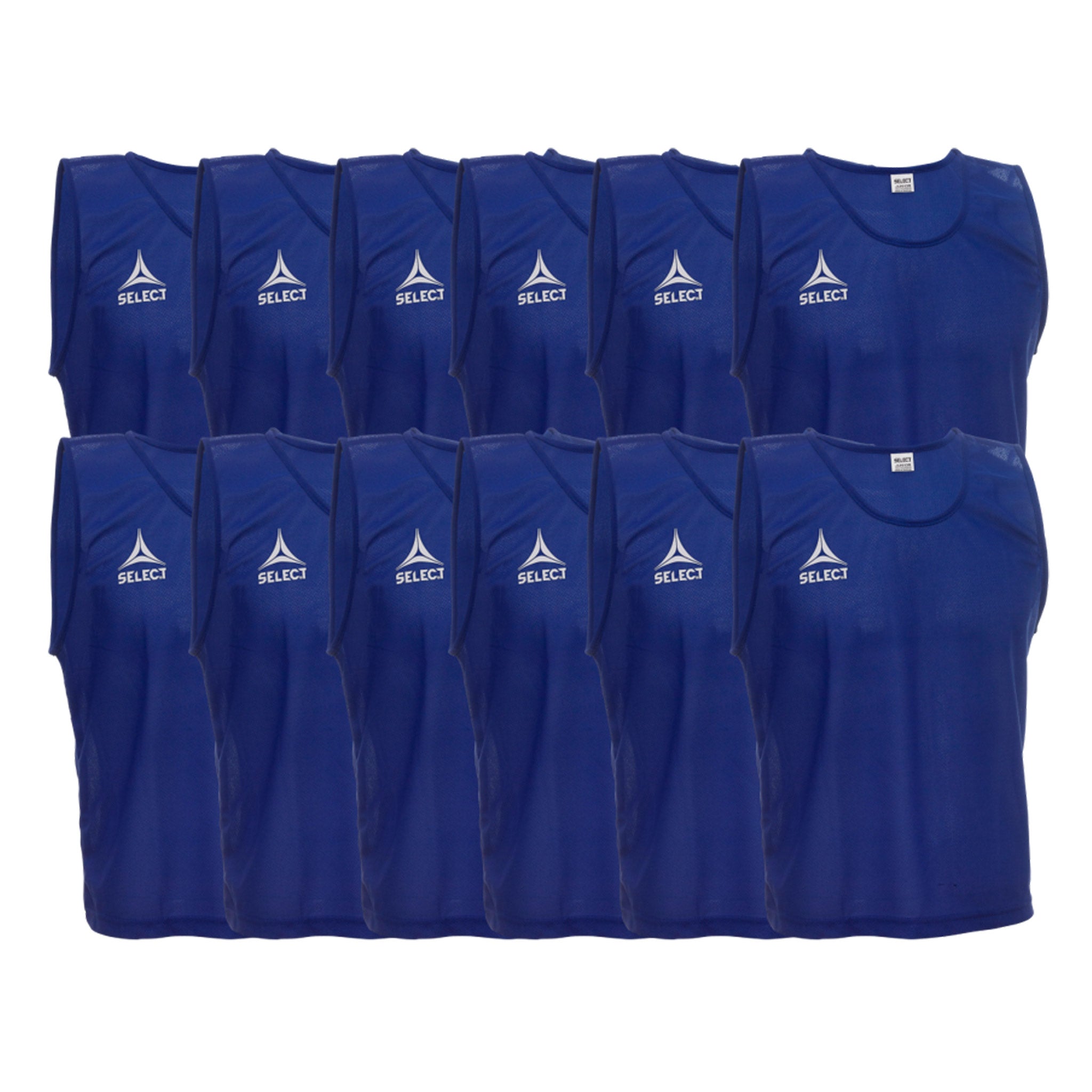 Blue Training Bib with 'Select' branding #color_blue