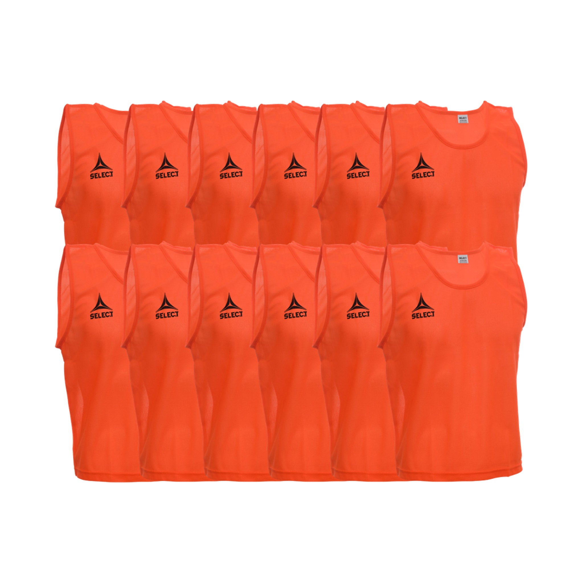 Orange Training Bib with 'Select' branding #color_orange
