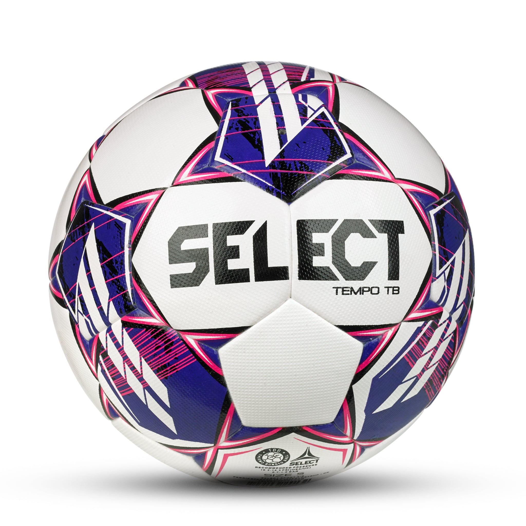 White club soccer ball #color_white/pink/purple #color_white/purple