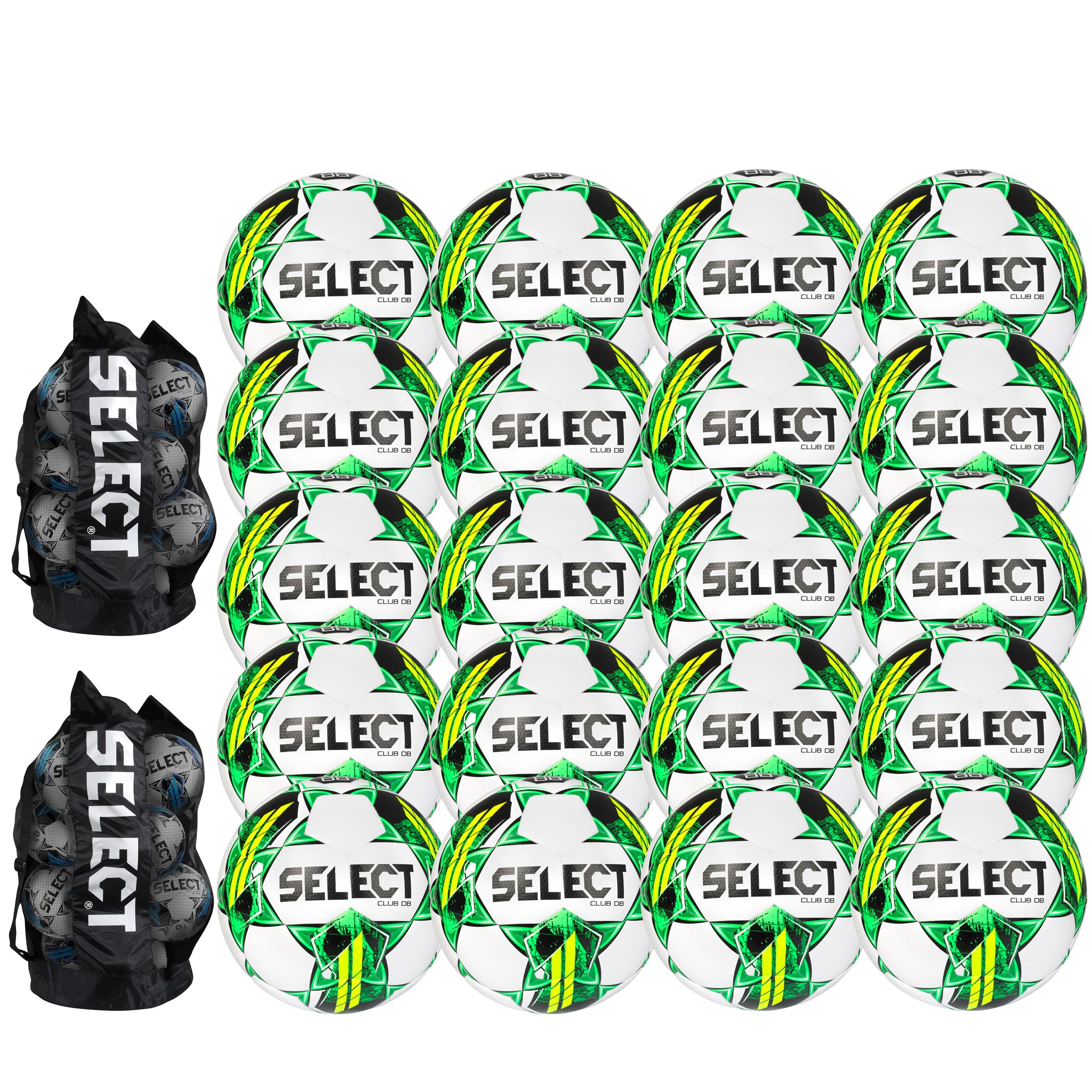 Club DB v22 Pack - 20 Balls with 2 Duffle Bags