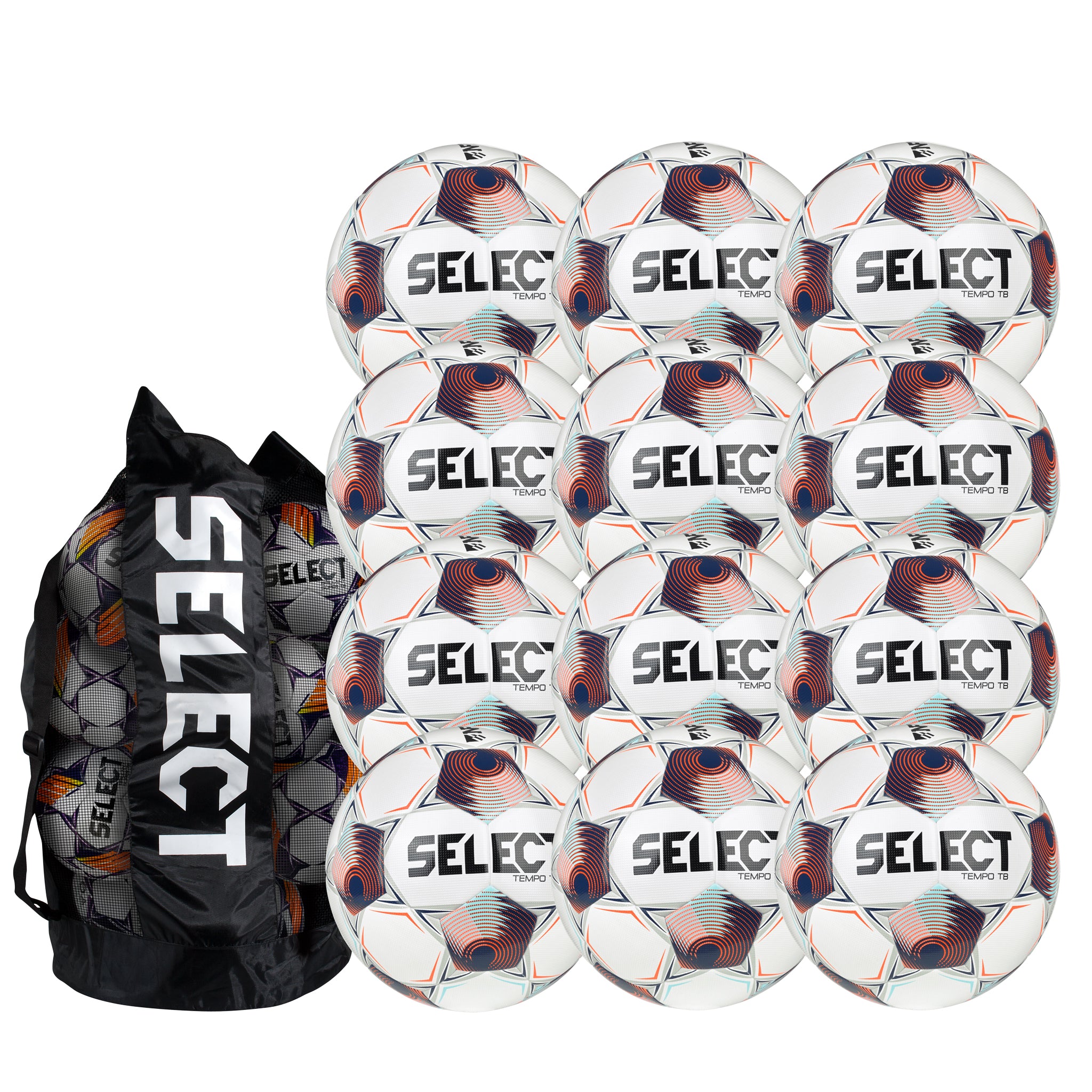 Tempo TB NFHS v25 Pack - 12 Balls + Duffle