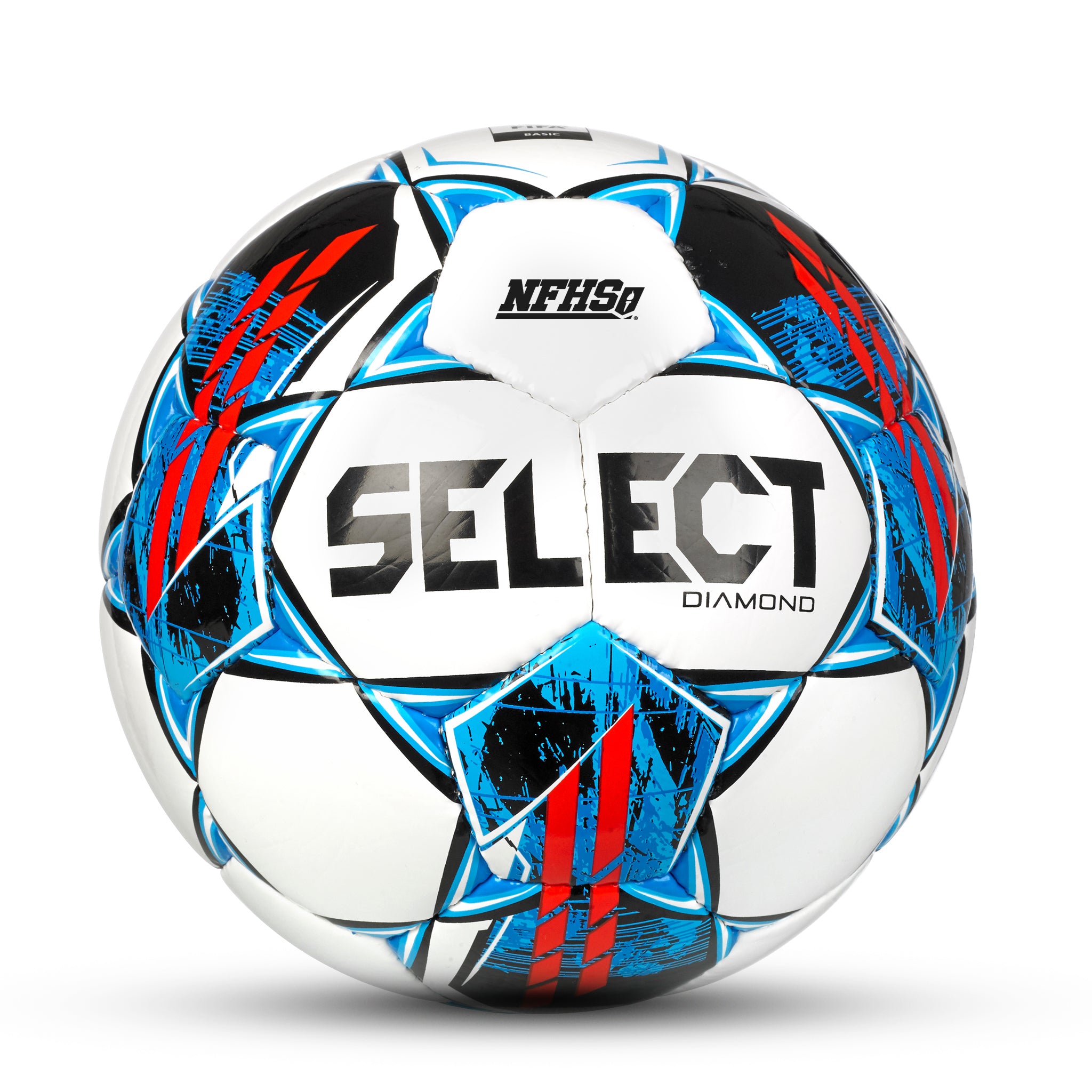White club soccer ball #color_red/blue/white