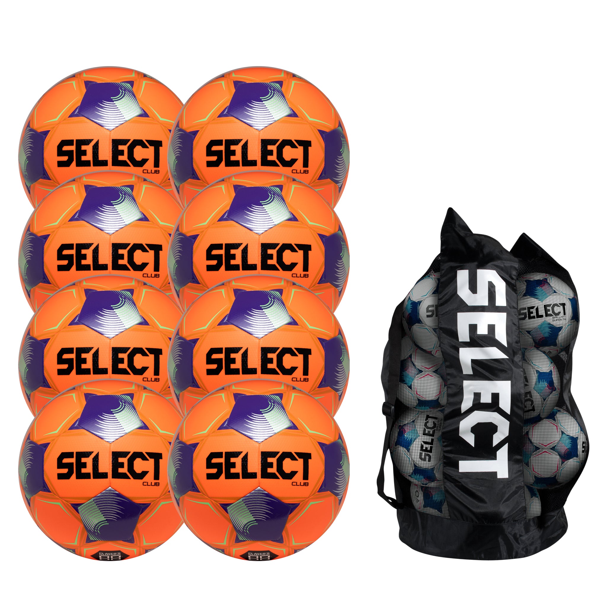 Club Pack - 8 Balls + 1 Duffle Bag