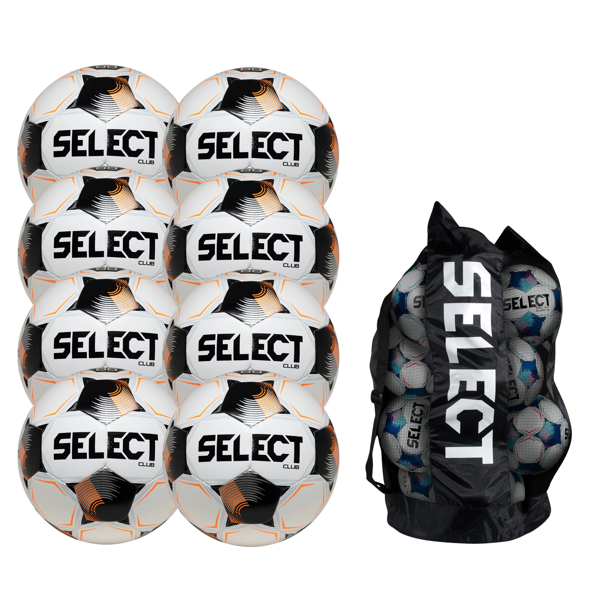 Club Pack - 8 Balls + 1 Duffle Bag