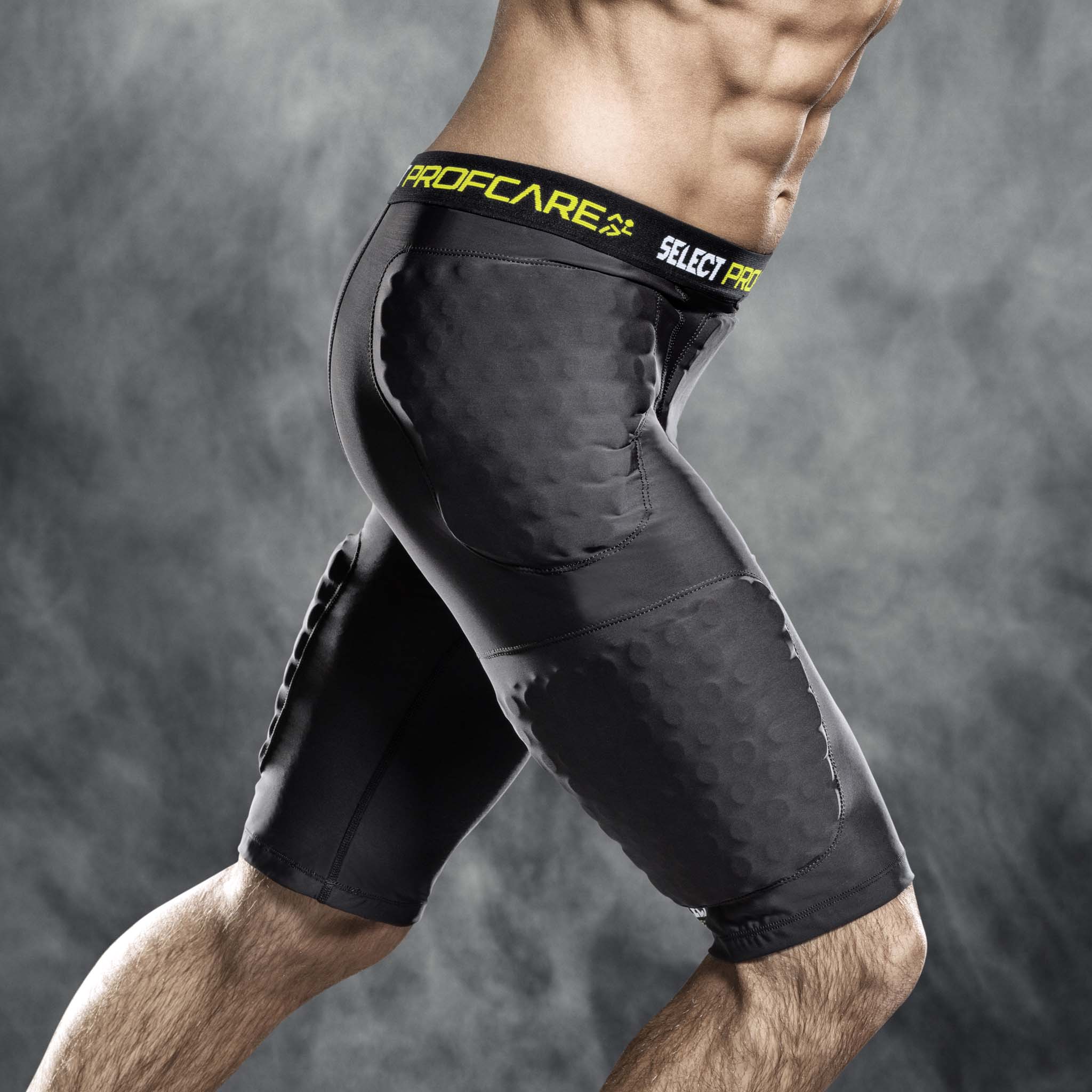 Compression Shorts with Pads #color_black