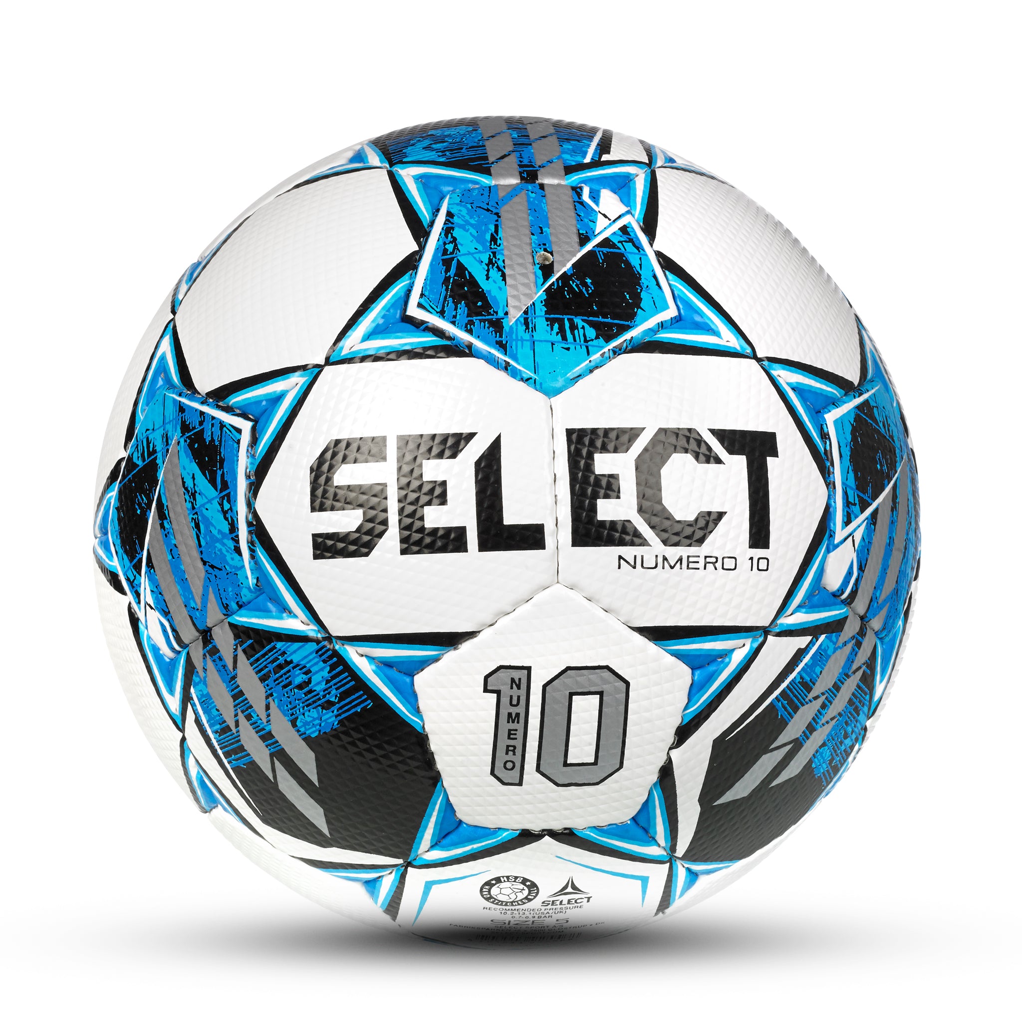White and blue club soccer ball #color_white/blue