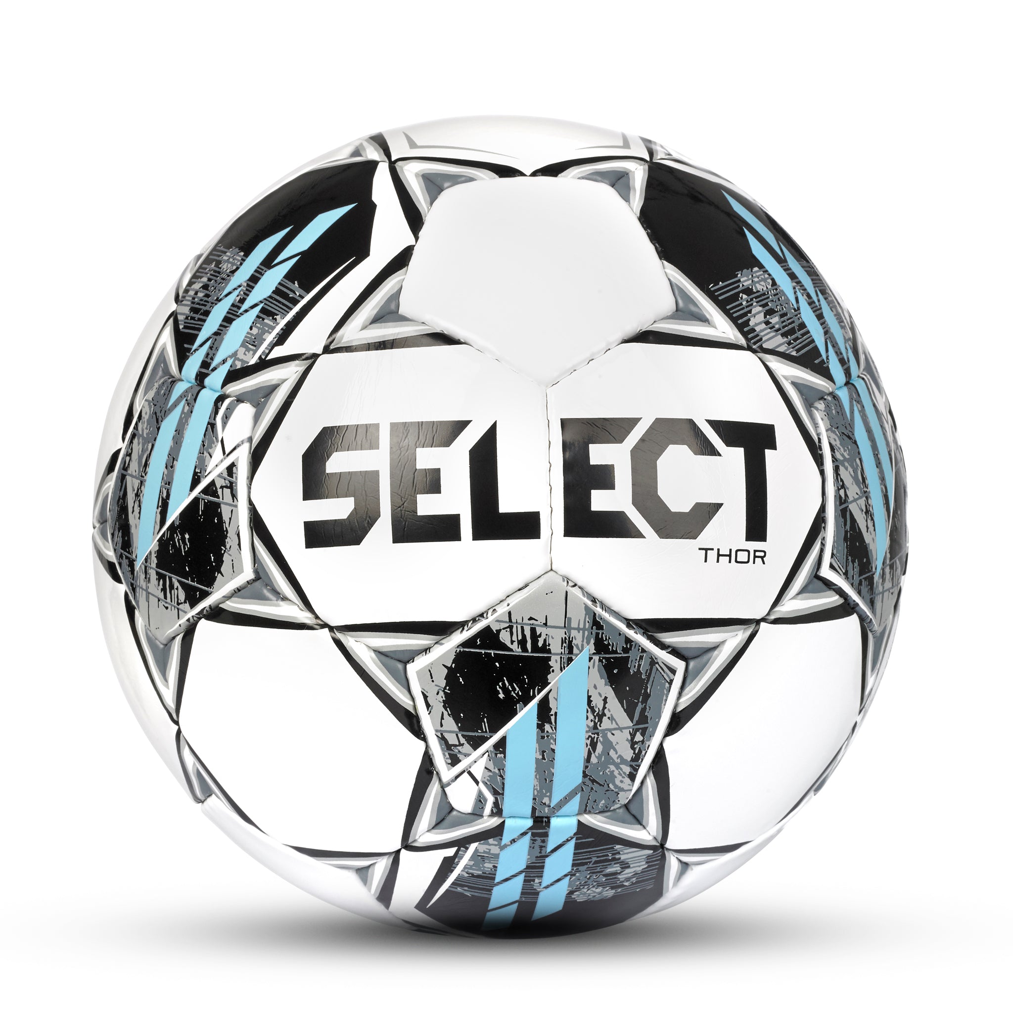 White club soccer ball #color_white/blue/black
