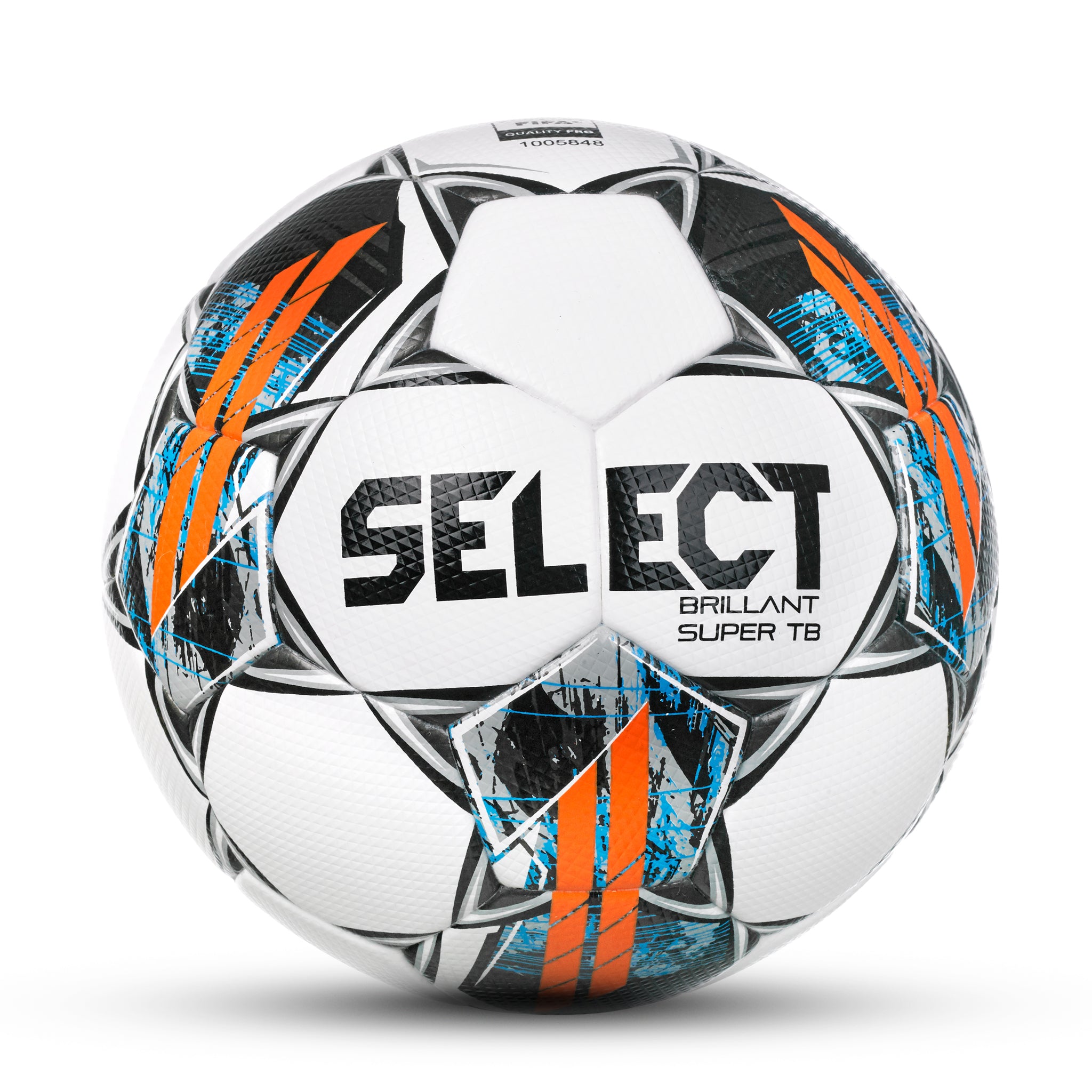 Yellow professional soccer ball #color_white/grey/orange
