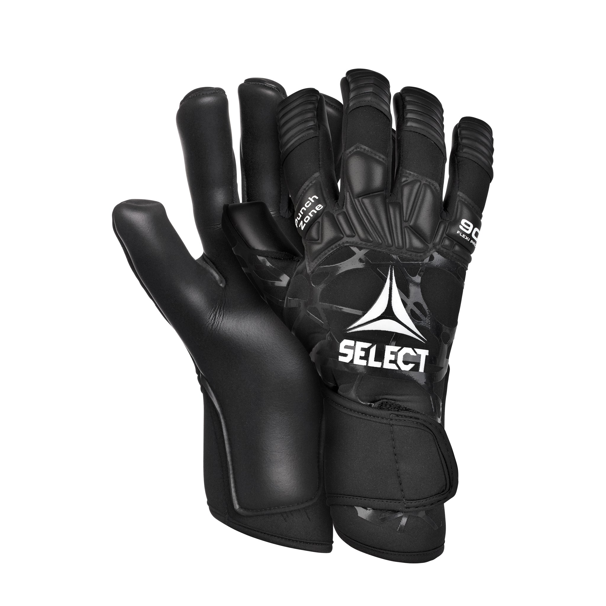 All black goalkeeper glove #color_black