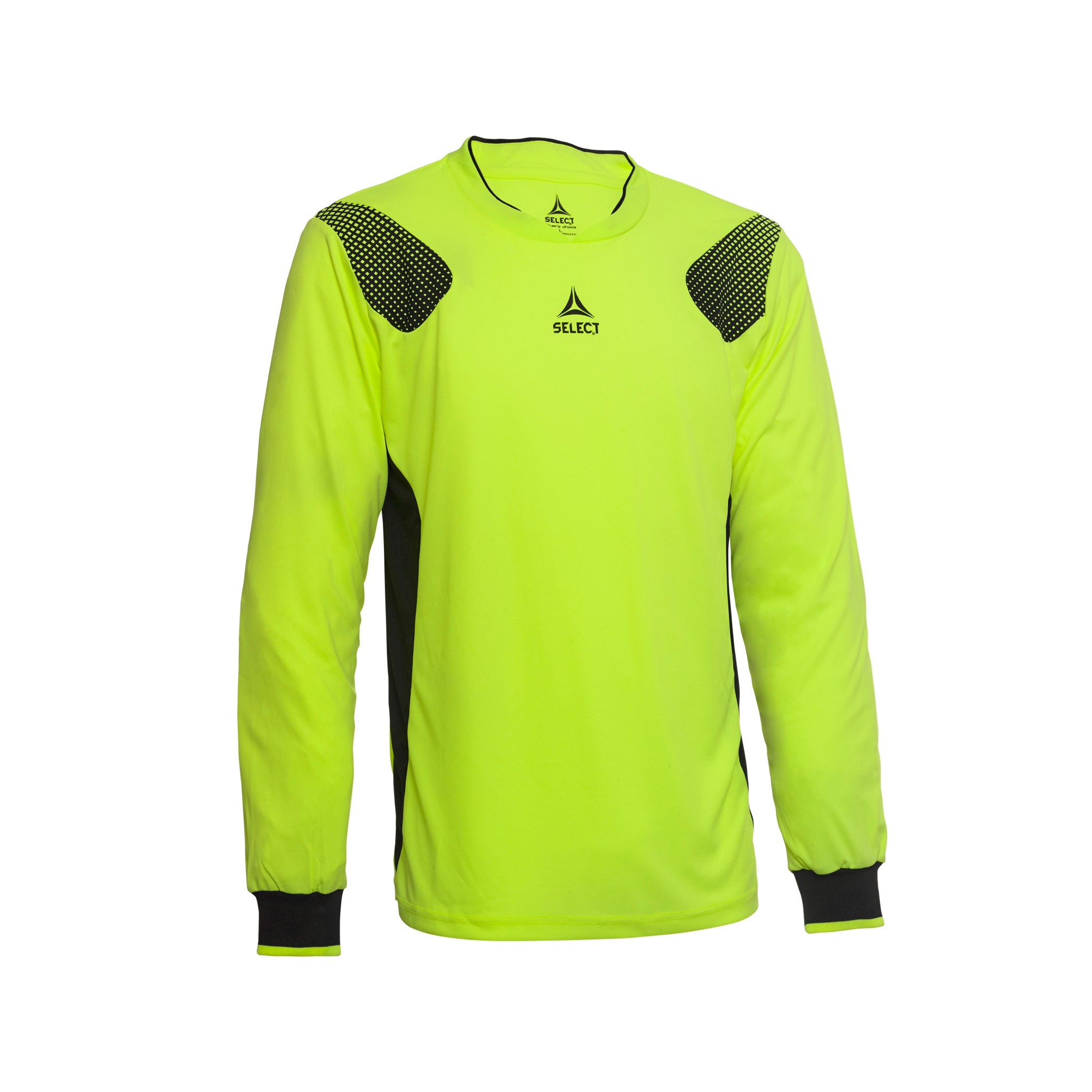 Yellow longsleeve goalkeeper jersey #color_yellow/black