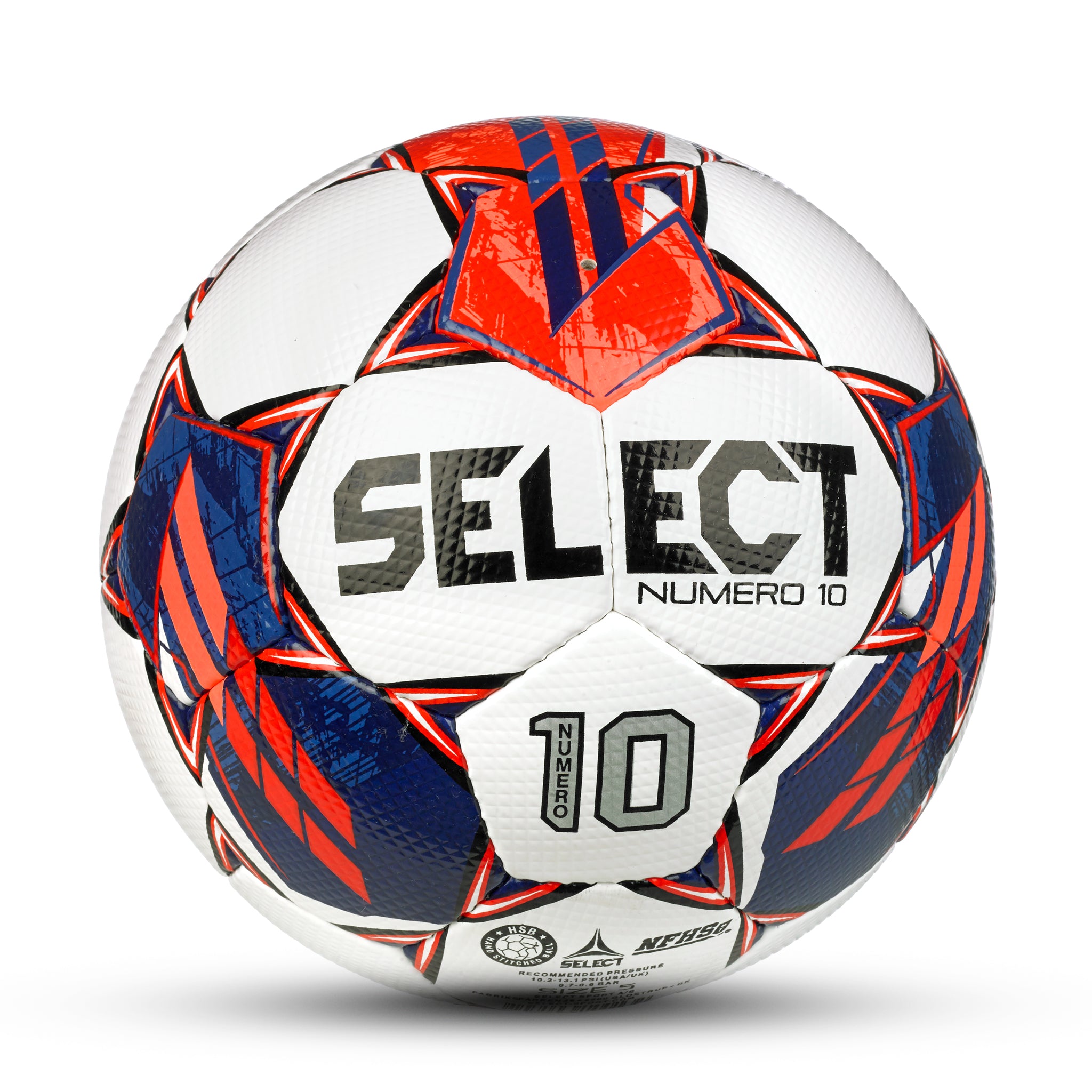 White club soccer ball #color_white/blue/red