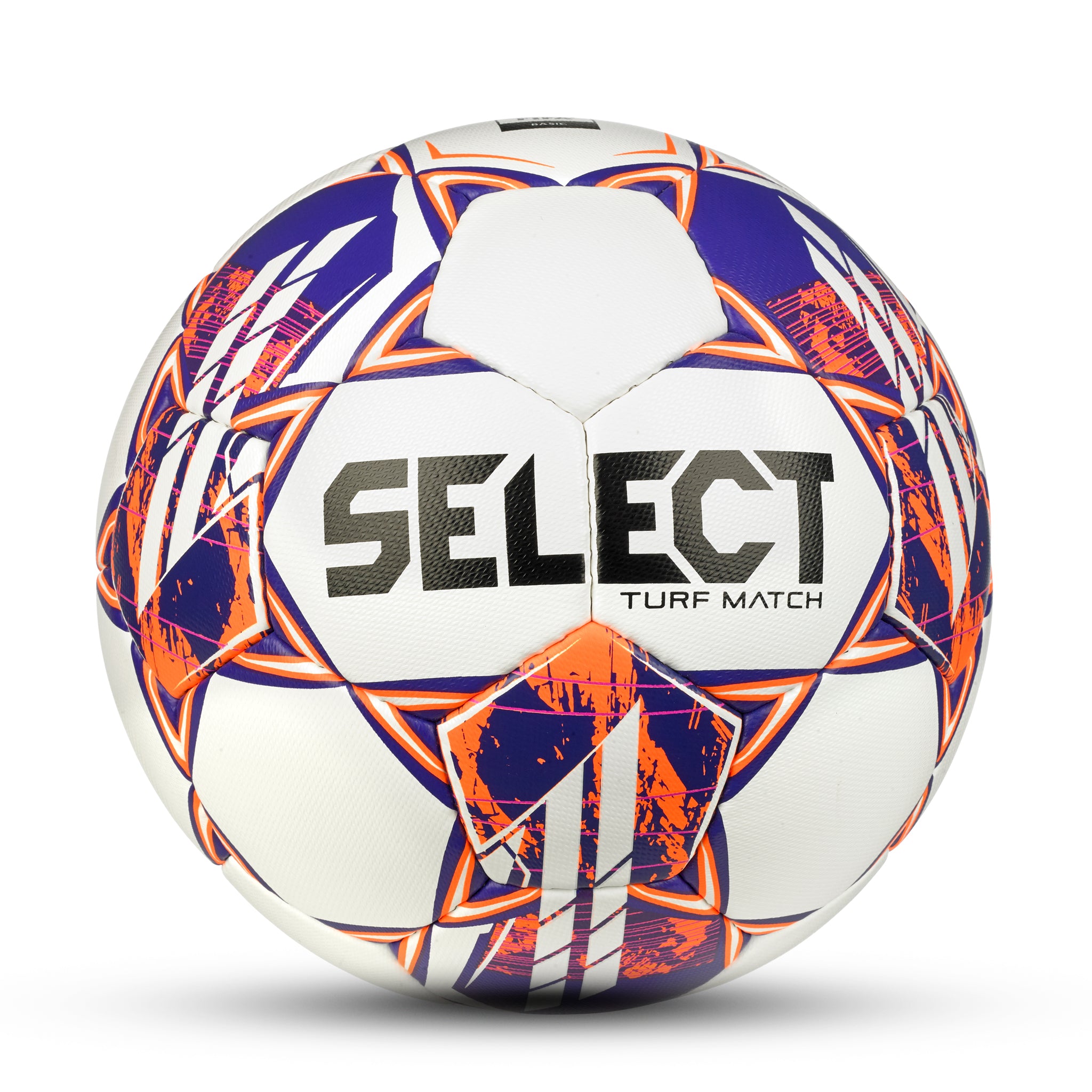 White club soccer ball #color_white/orange/purple