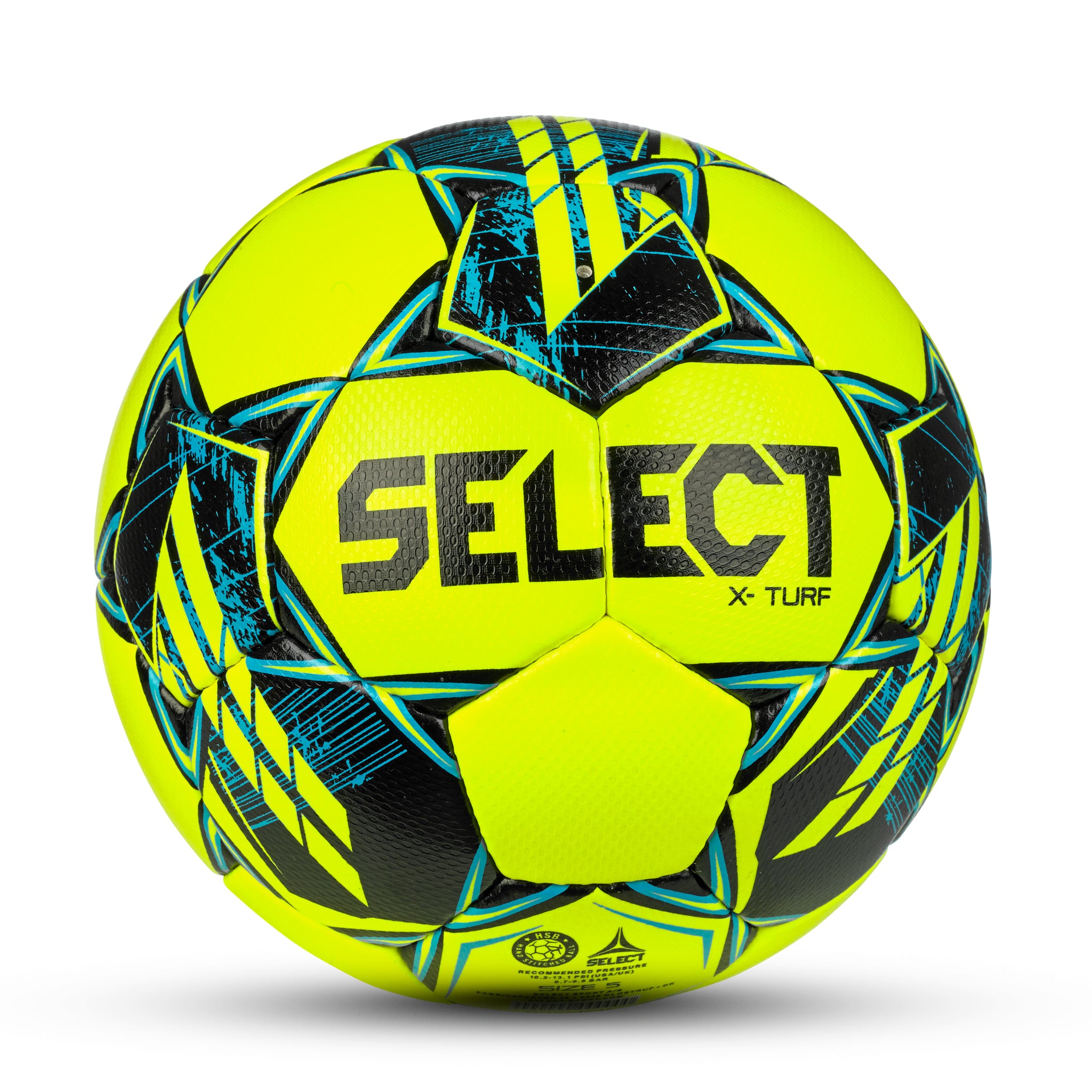 Yellow club soccer ball #color_yellow/blue/black