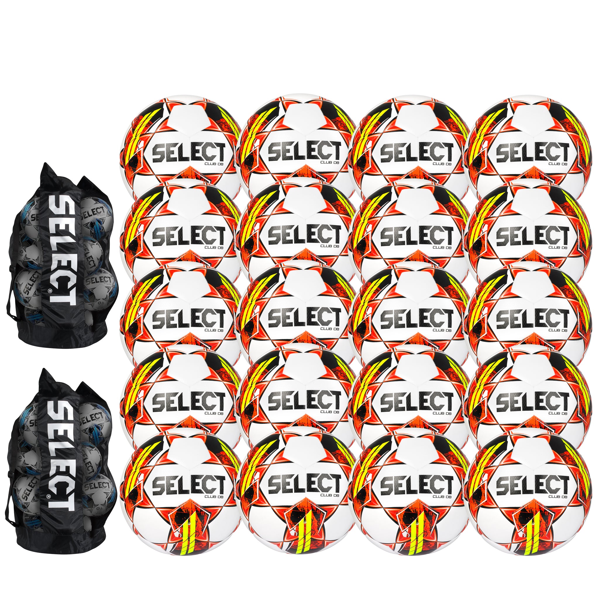 Club DB v22 Pack  - 20 Balls with 2 Duffle Bags