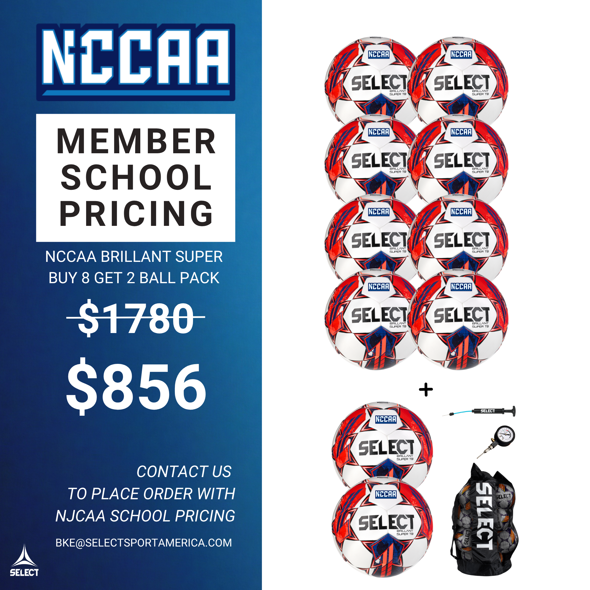 Brillant Super NCCAA 8 Pack + 2 v25
